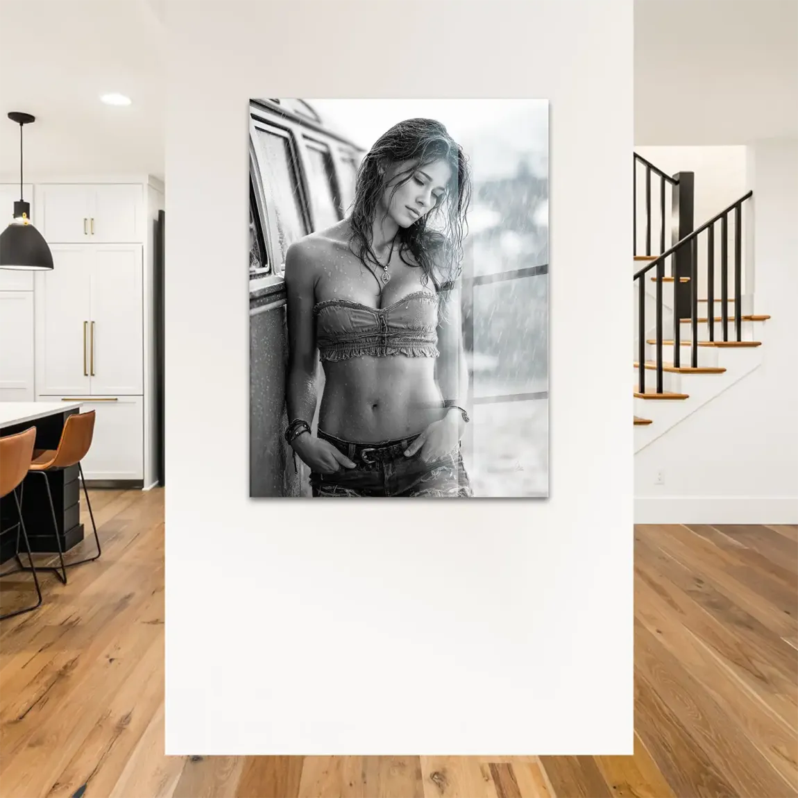 Summer Rain Acrylglasbild