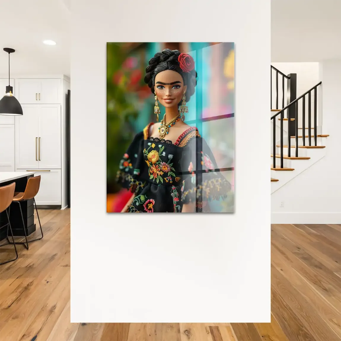 Frida Barbie Smile Acrylglasbild