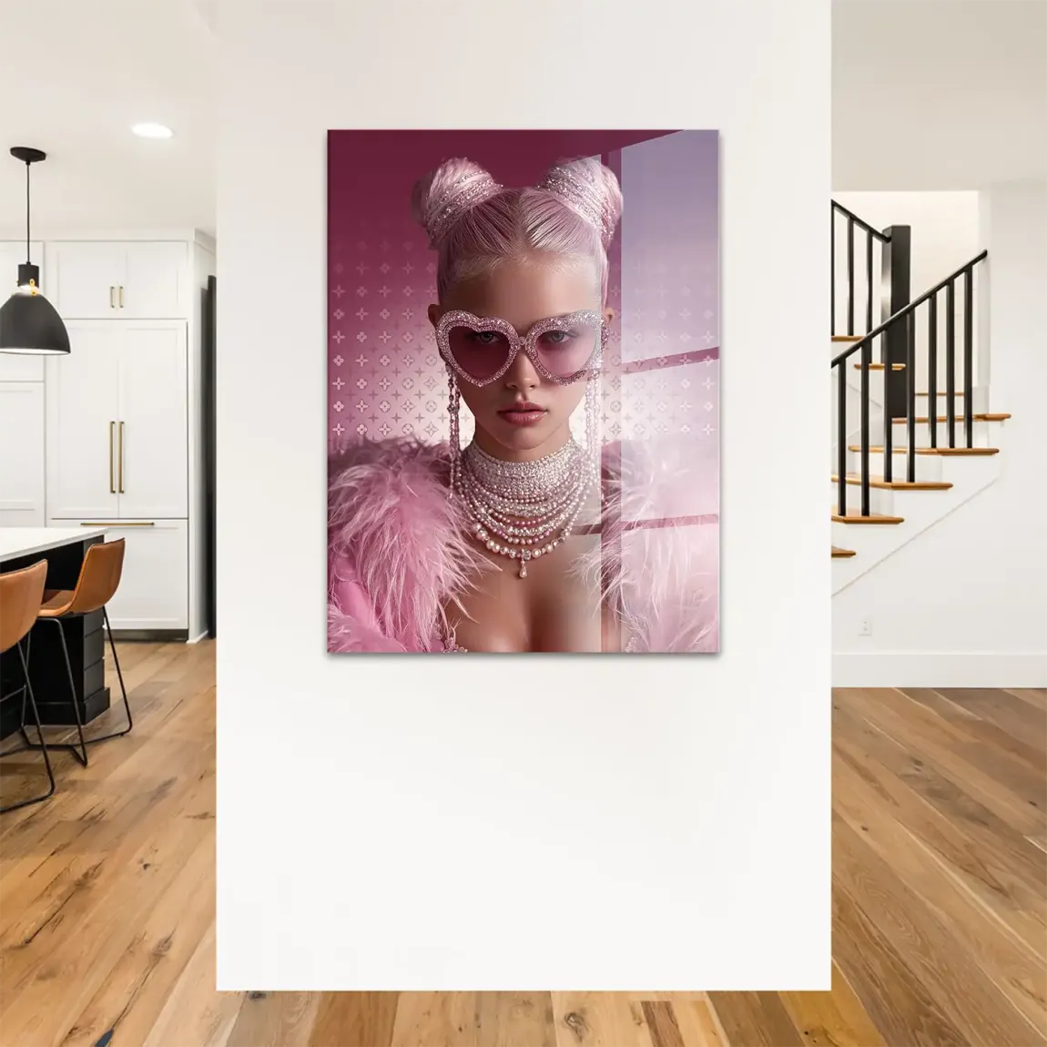 Glamour Girl Acrylglasbild