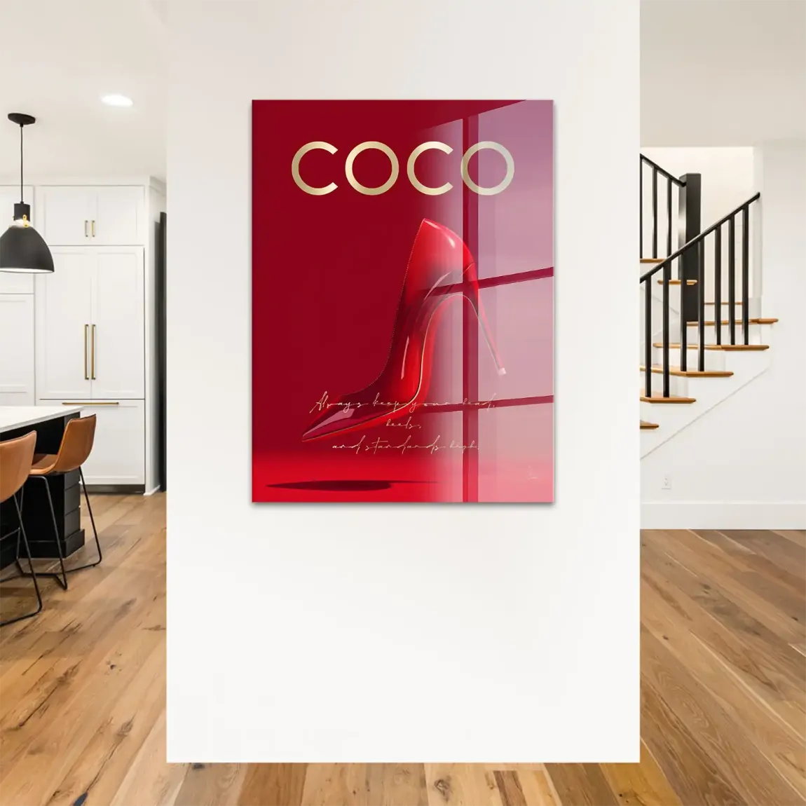 Coco Heels Acrylglasbild
