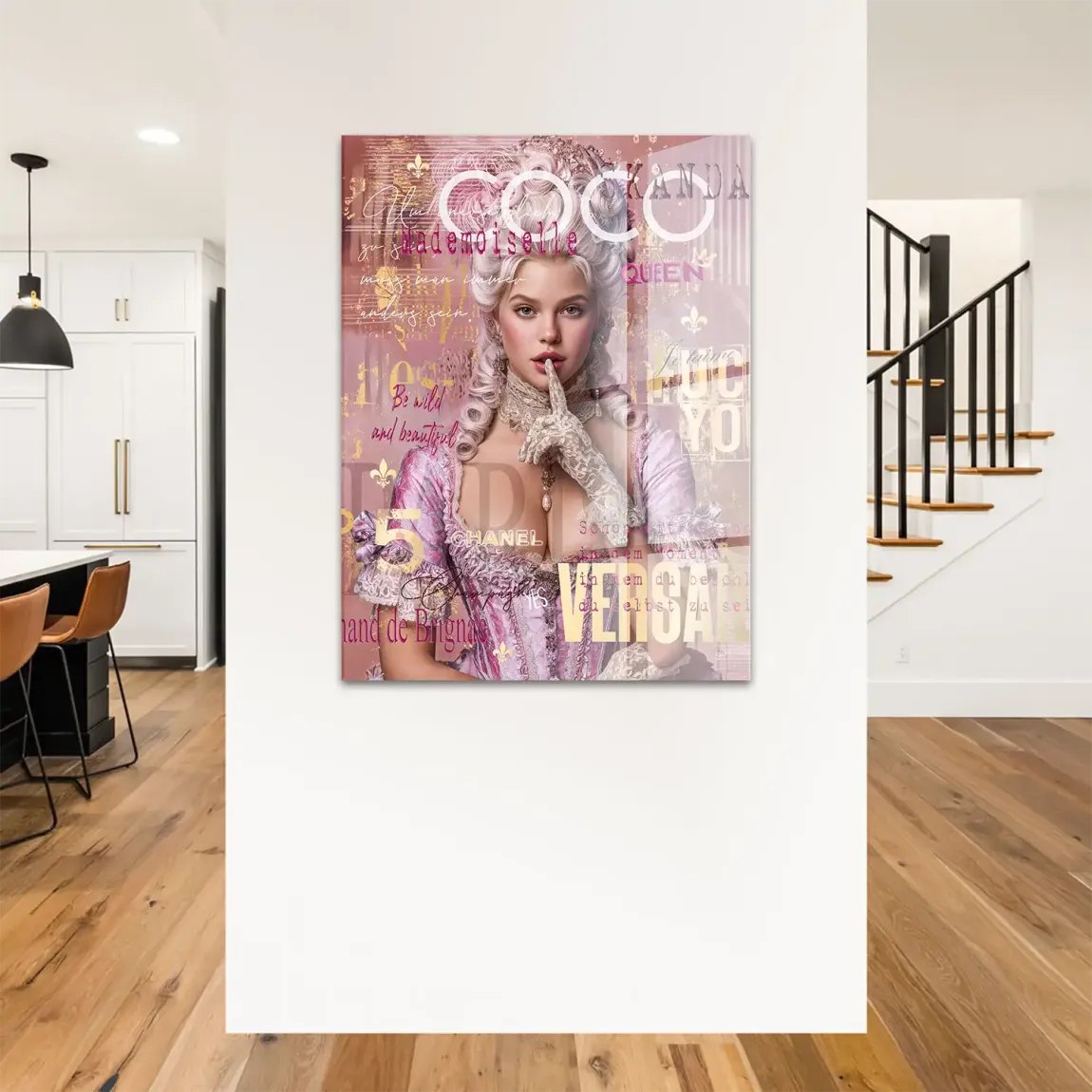 Marie Antoinette Popart Acrylglasbild