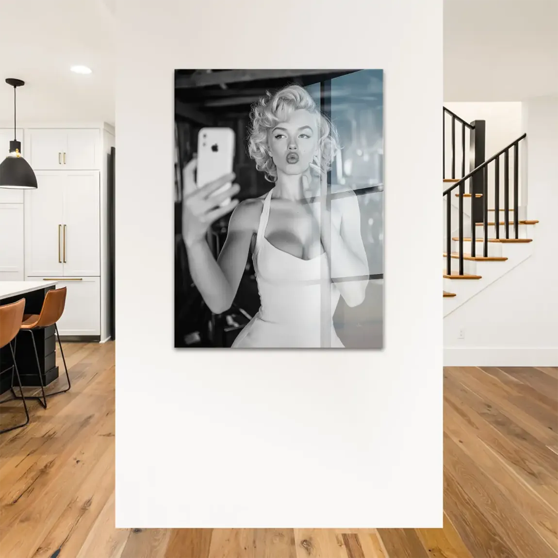 Marilyn Monroe Selfie Acrylglasbild