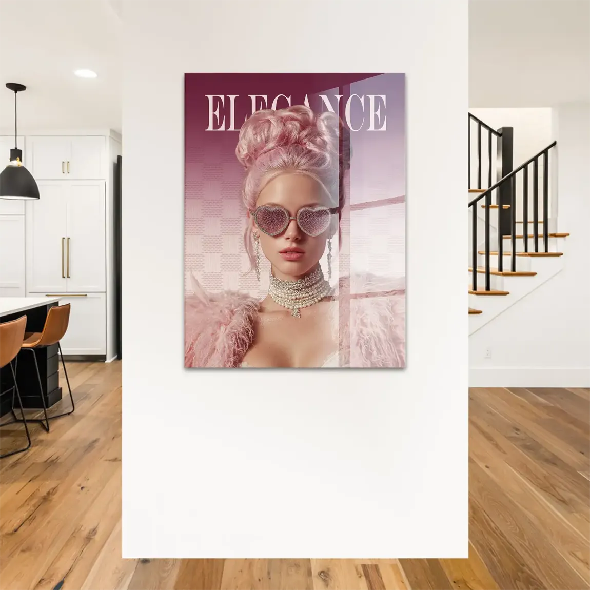 Lady Elegance Acrylglasbild