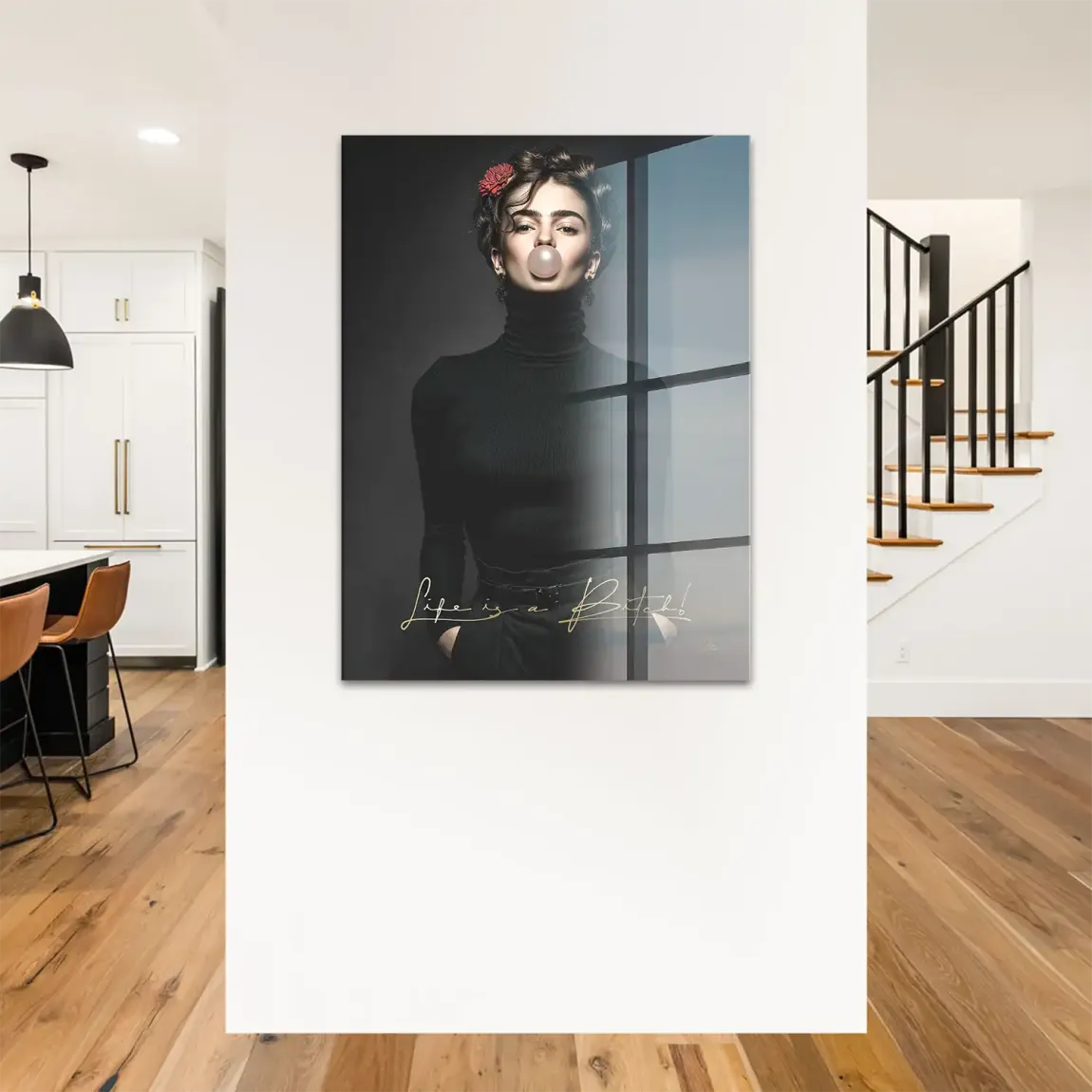 Frida Kahlo Rebell Acrylglasbild