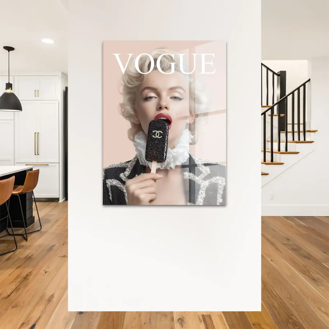 Marilyn Coco Eis Acrylglasbild