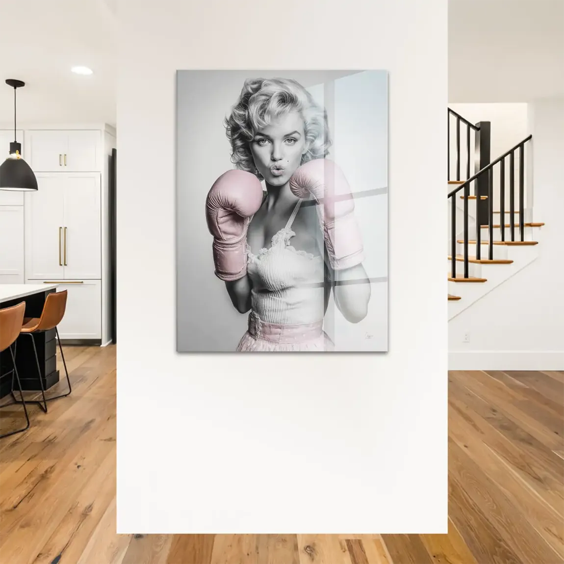 Marilyn Monroe Punch Acrylglasbild