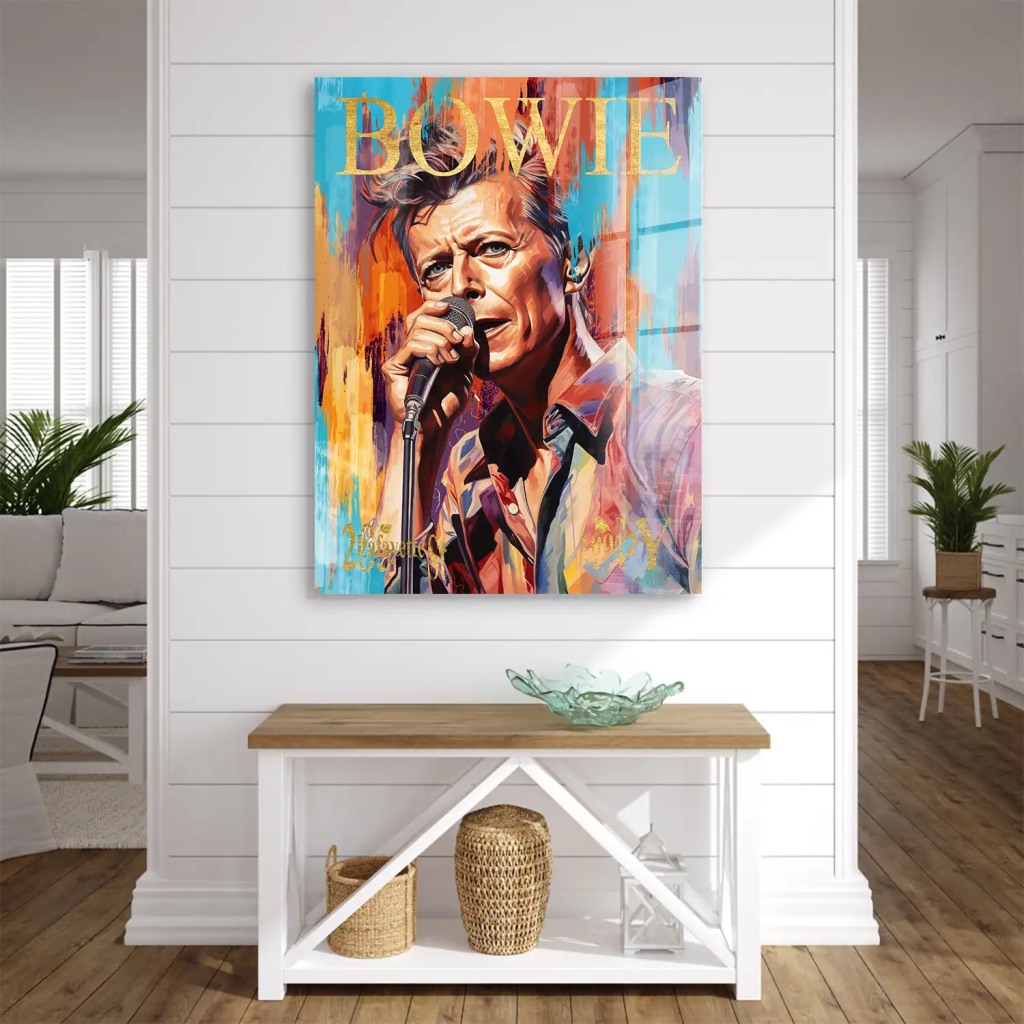 Bowie Abstrakt Style Acrylglas Bild INGALERIE