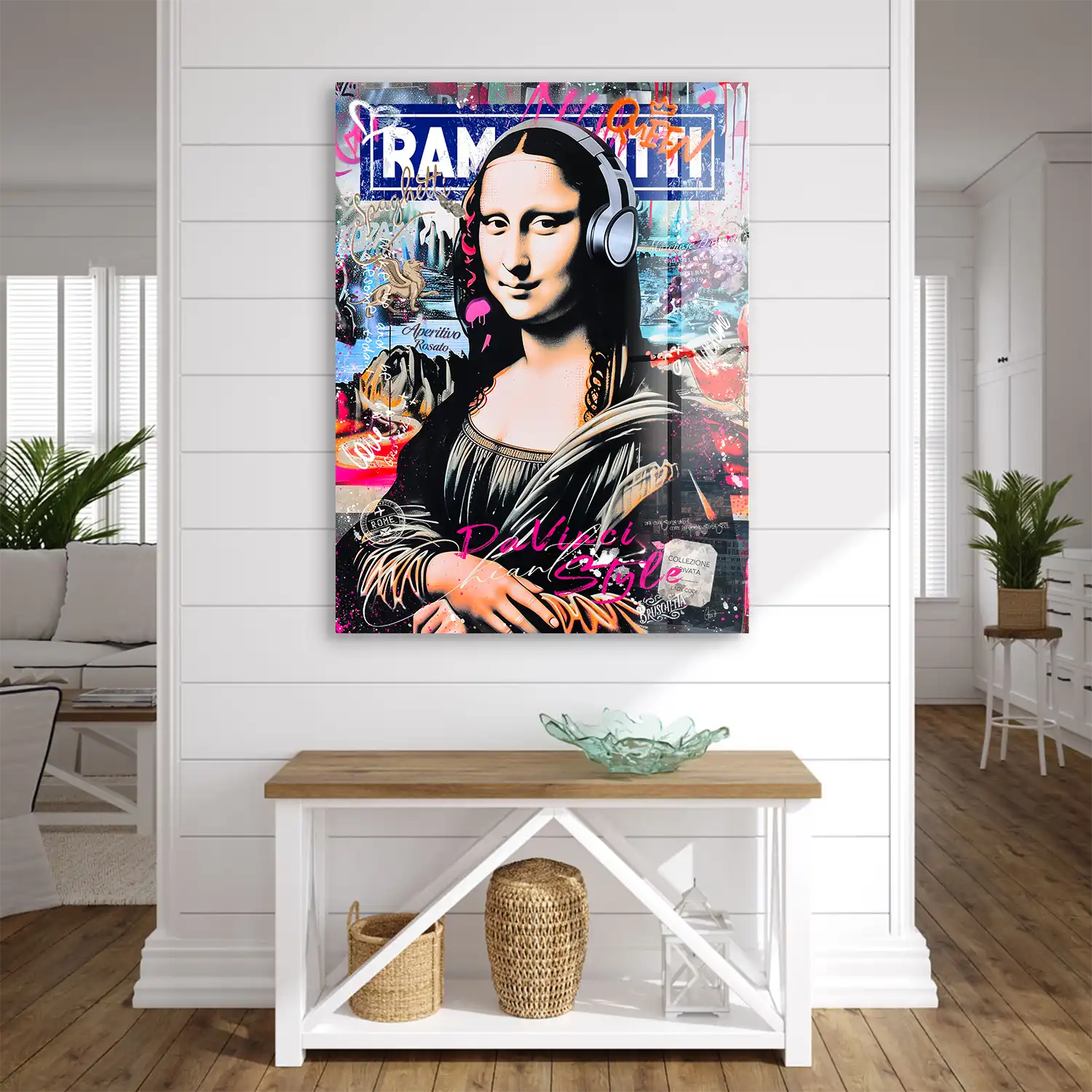 Mona Lisa Pop Art Acrylglas Bild INGALERIE