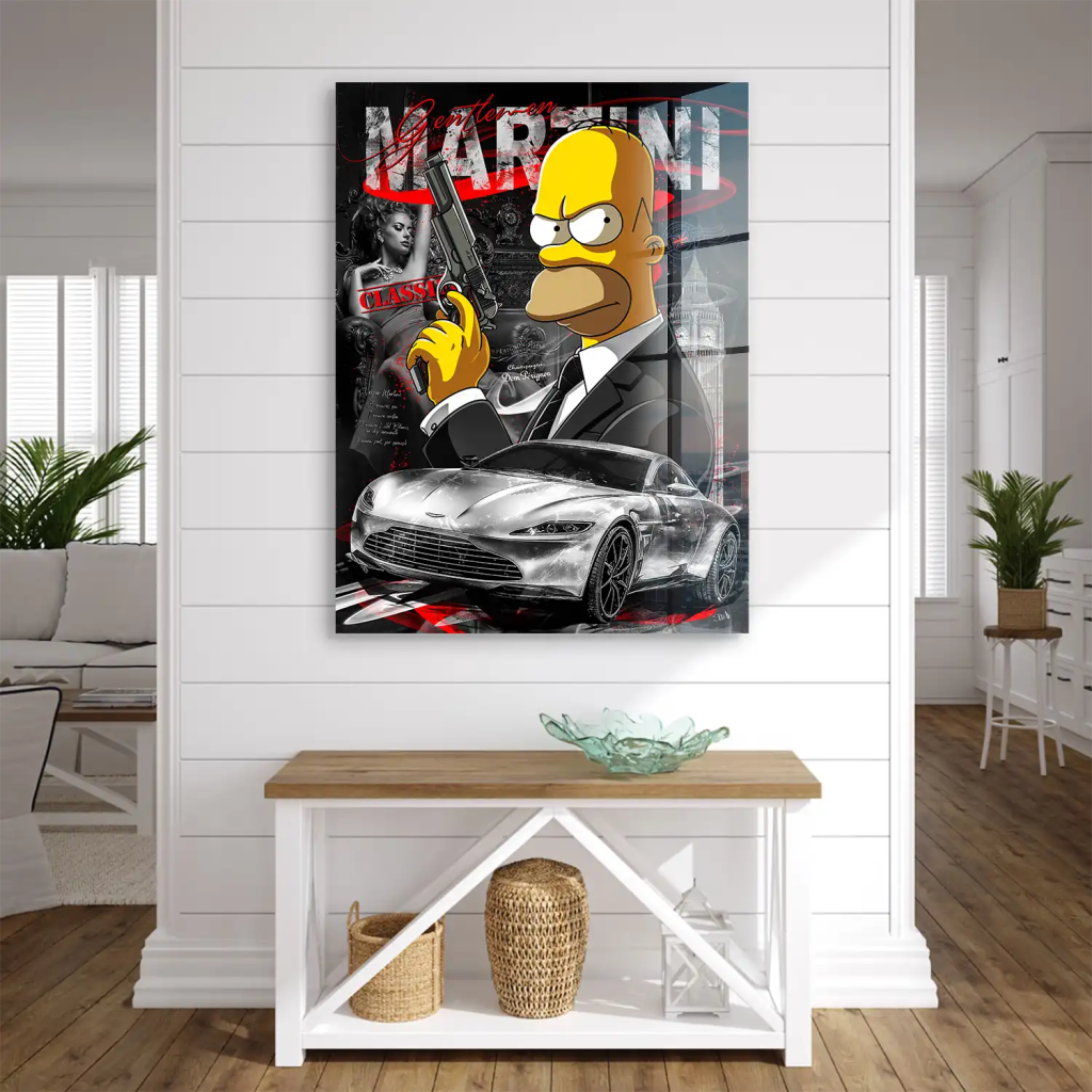 Homer Bond Style Acrylglas Bild INGALERIE