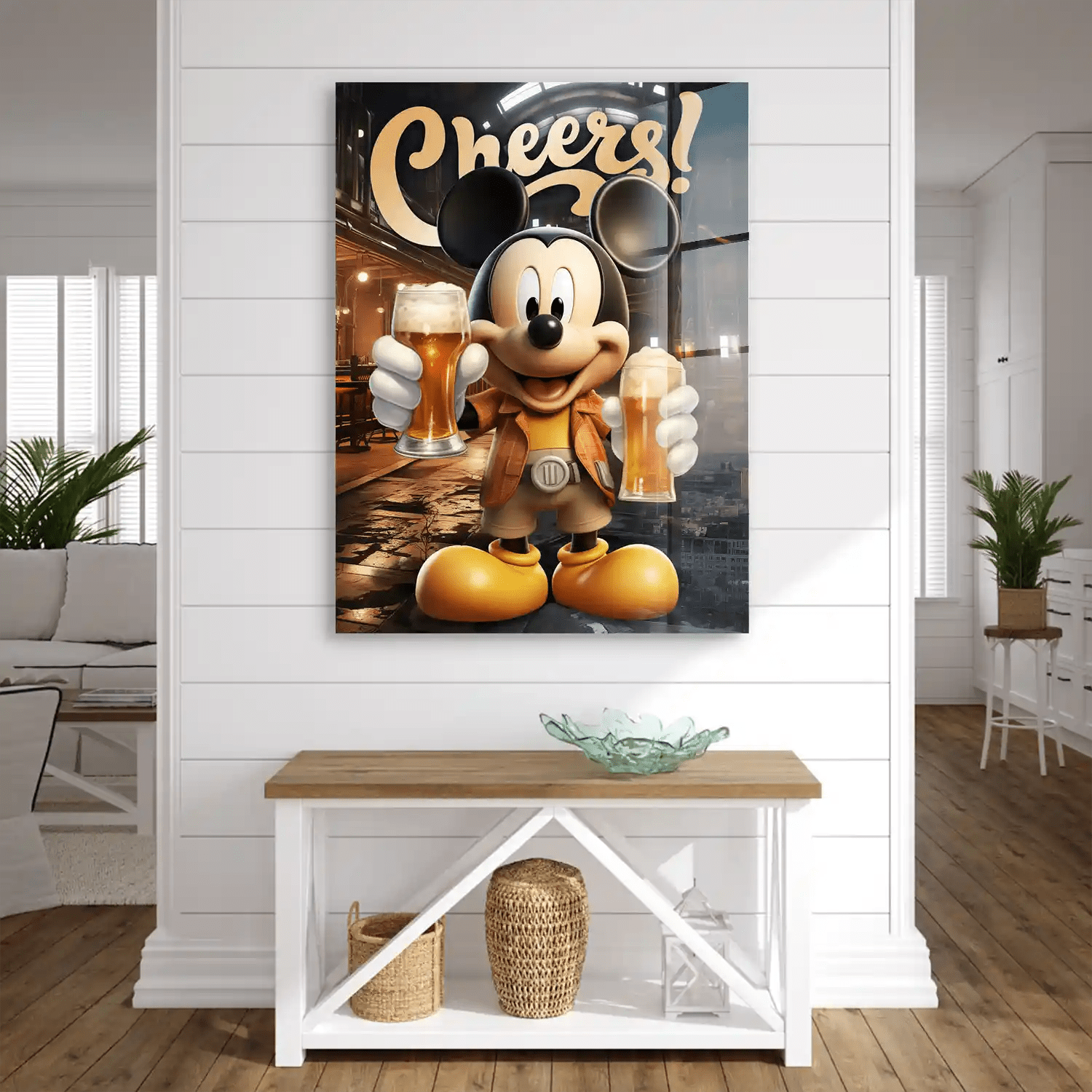 Micky Cheers Acrylglas Bild INGALERIE