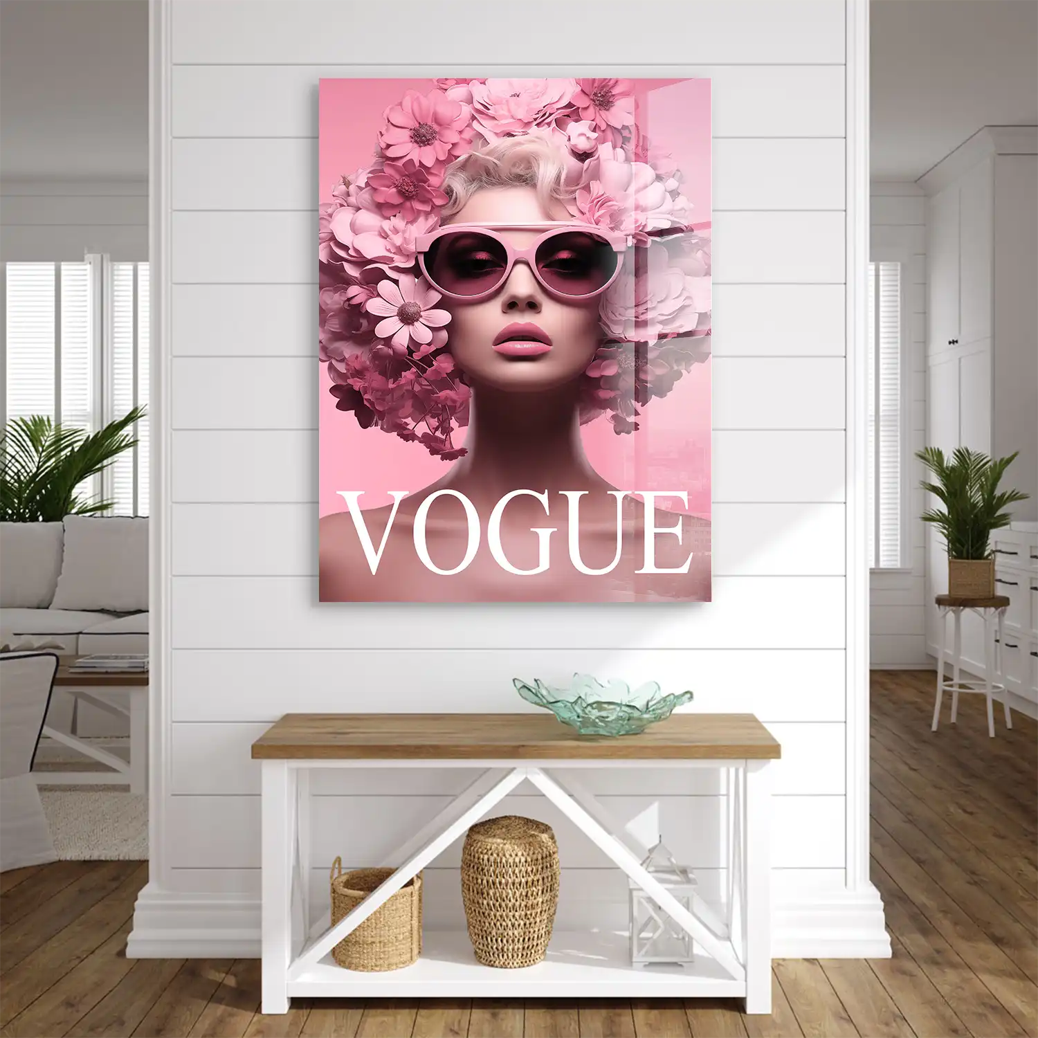 Pink Vogue Acrylglas Bild INGALERIE