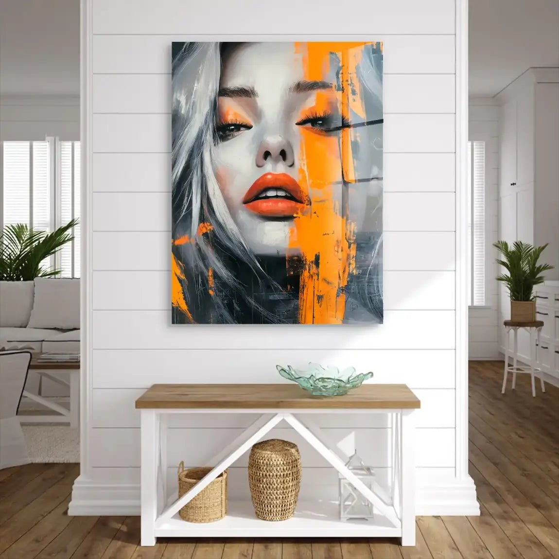 Orange Beauty Acrylglasbild INGALERIE