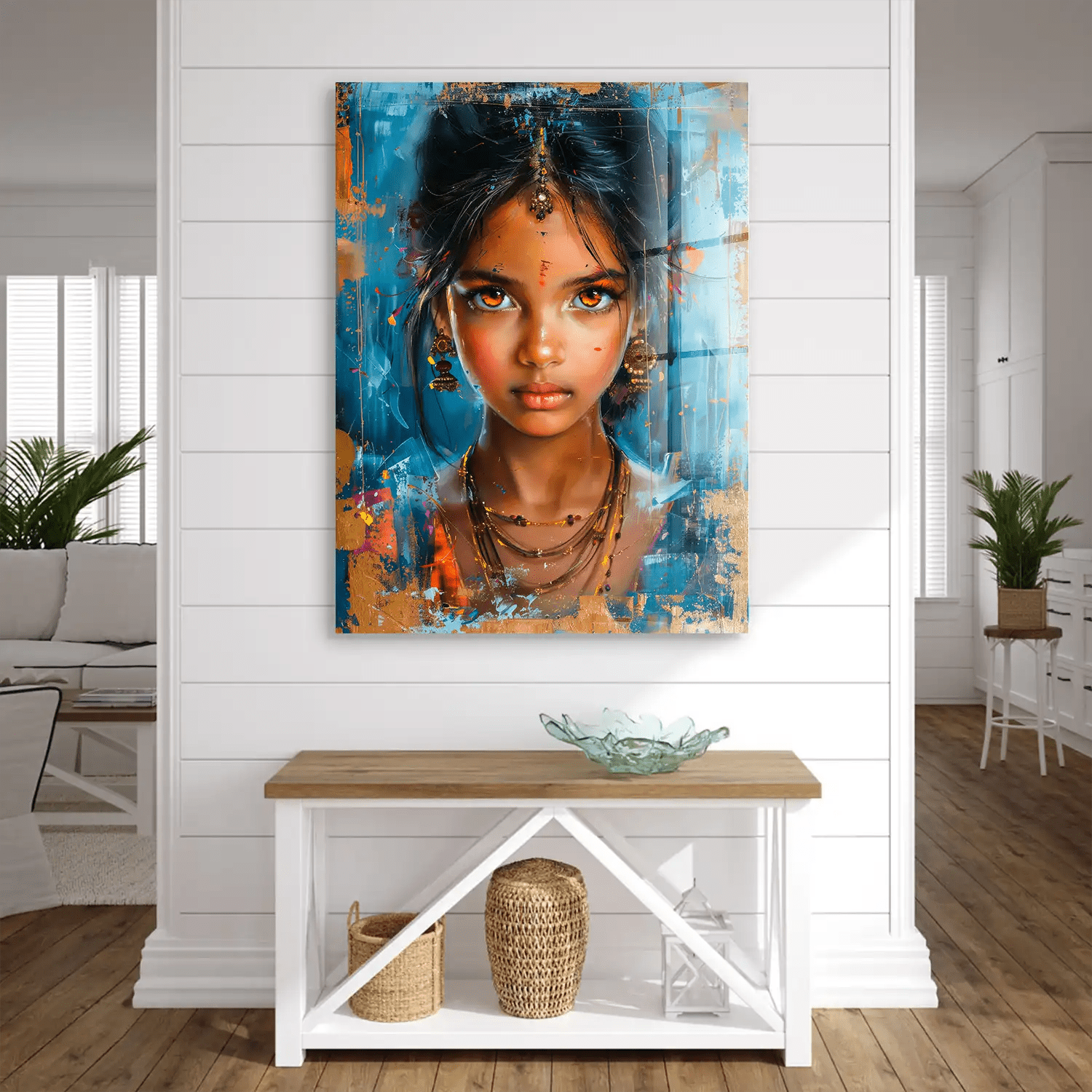 Indian Girl Acrylglas Bild INGALERIE