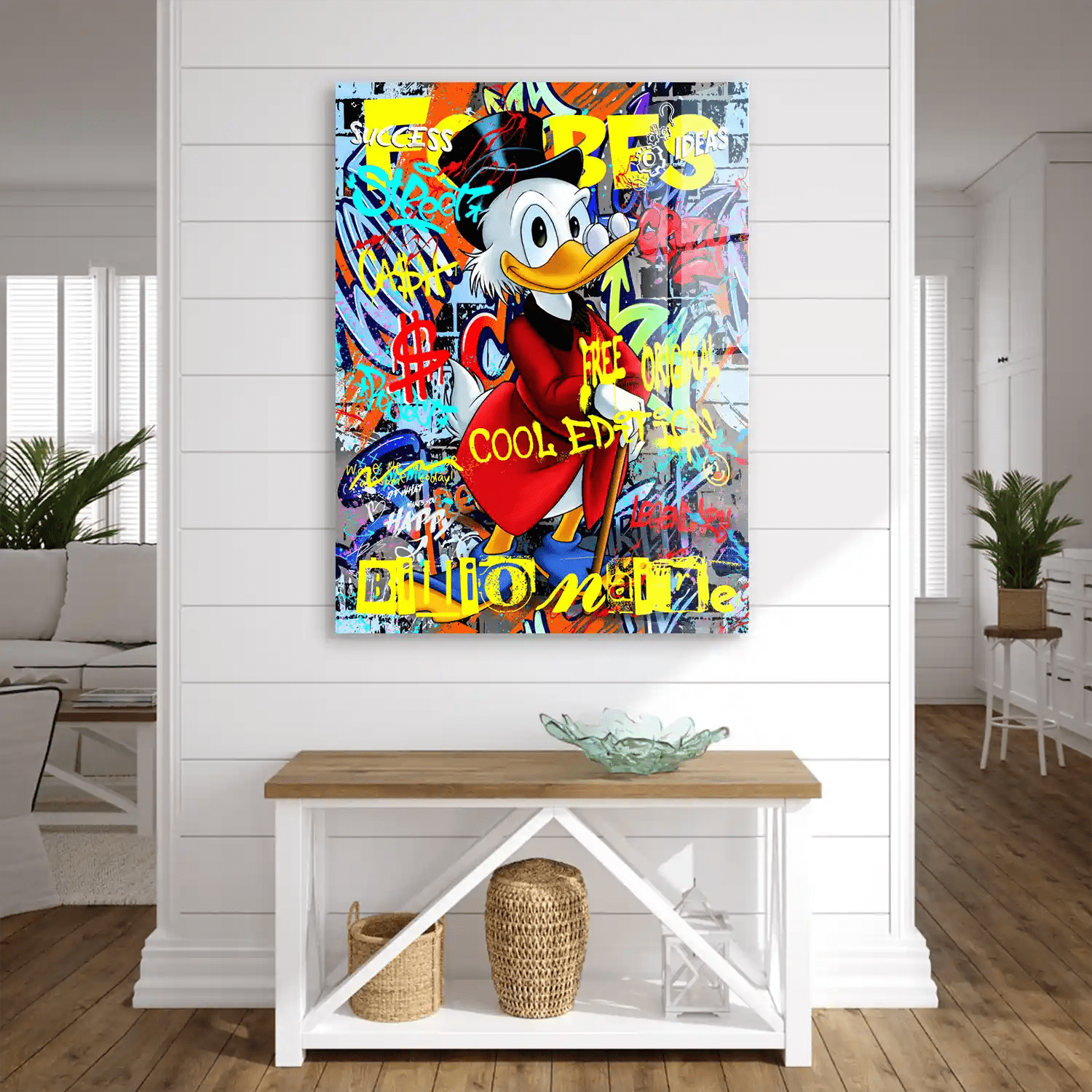 Dagobert Cool Edition Pop Art Acrylglas Bild INGALERIE