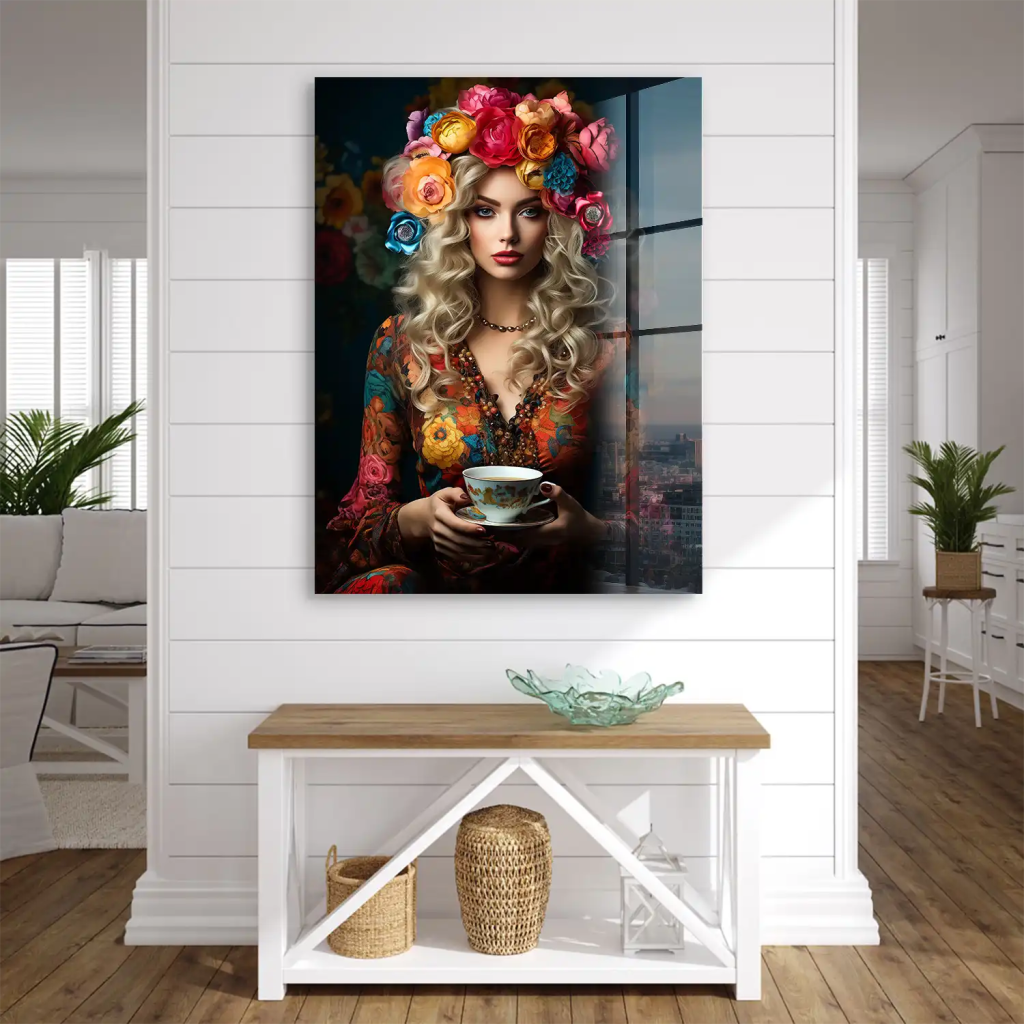 Beauty Bohemian Flower Acrylglas Bild INGALERIE