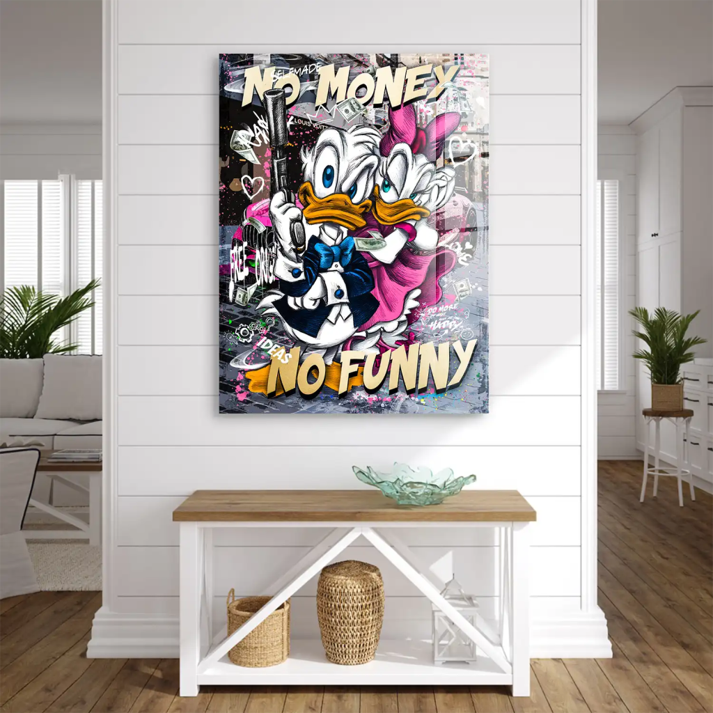 Donald No Money Acrylglas Bild INGALERIE