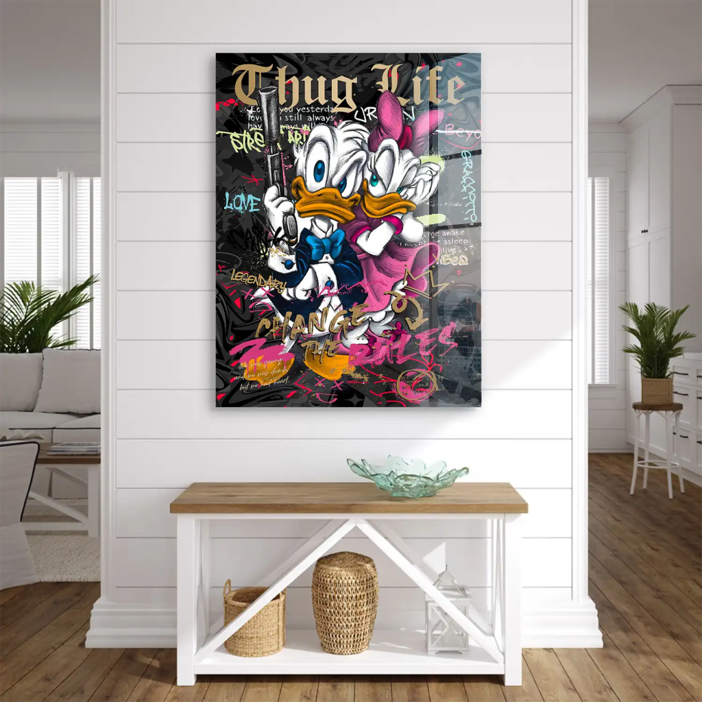 Donald Thug Life Acrylglas Bild INGALERIE