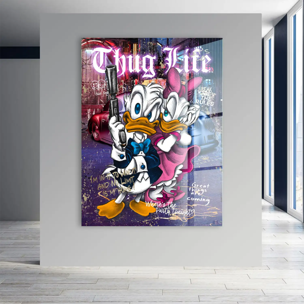 Donald Speedster Acrylglas Bild INGALERIE