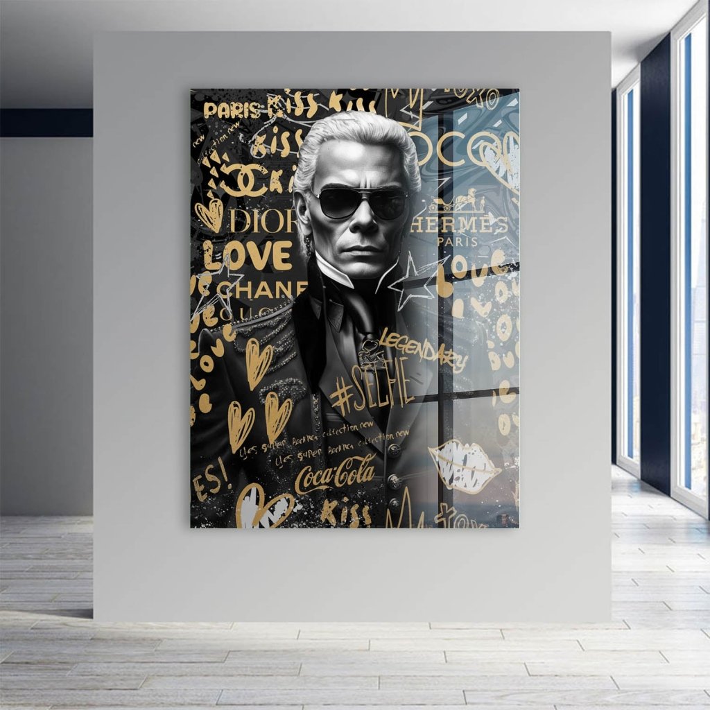 Karl Fashion Pop Art Acrylglas Bild INGALERIE