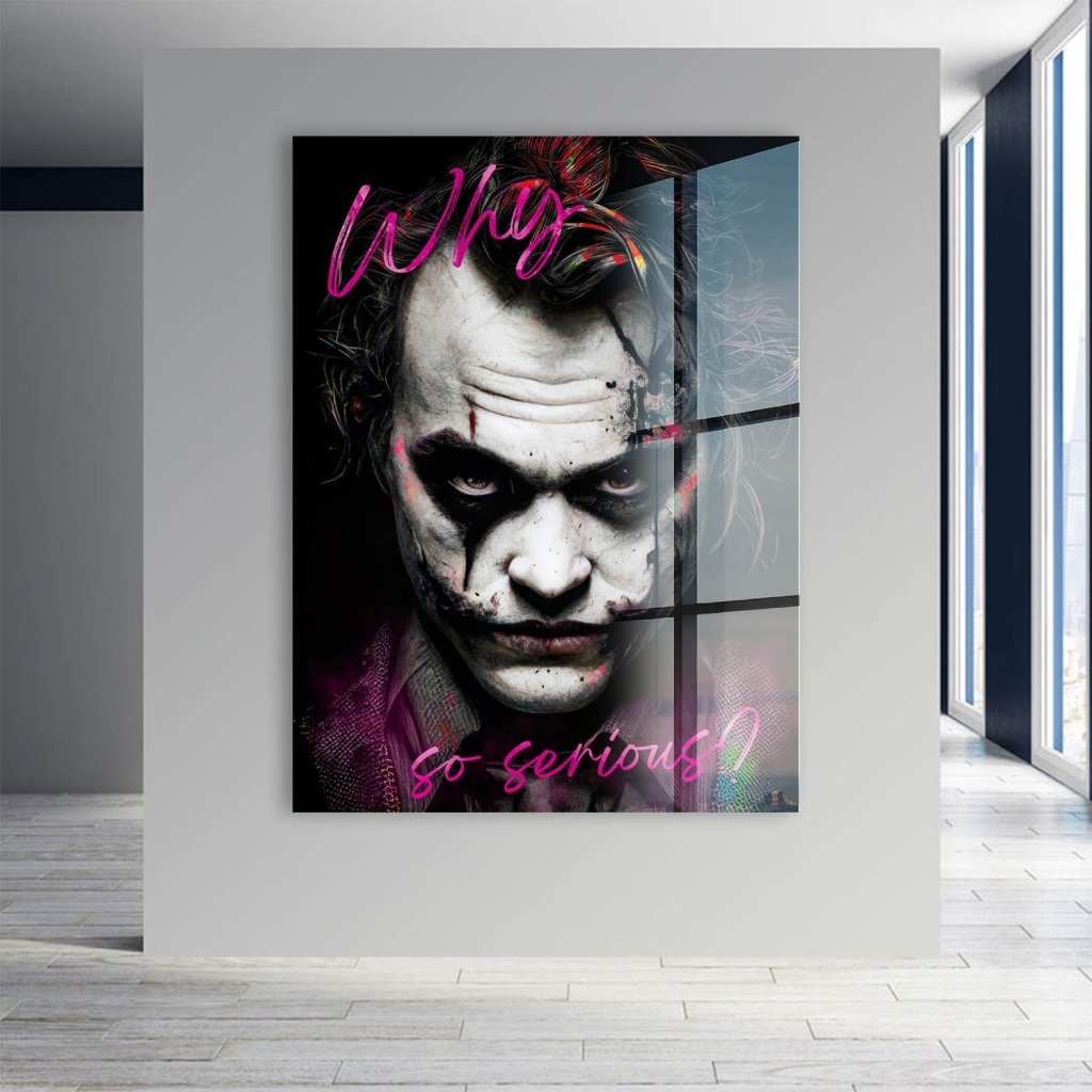 Joker Serious Style Acrylglas Bild INGALERIE