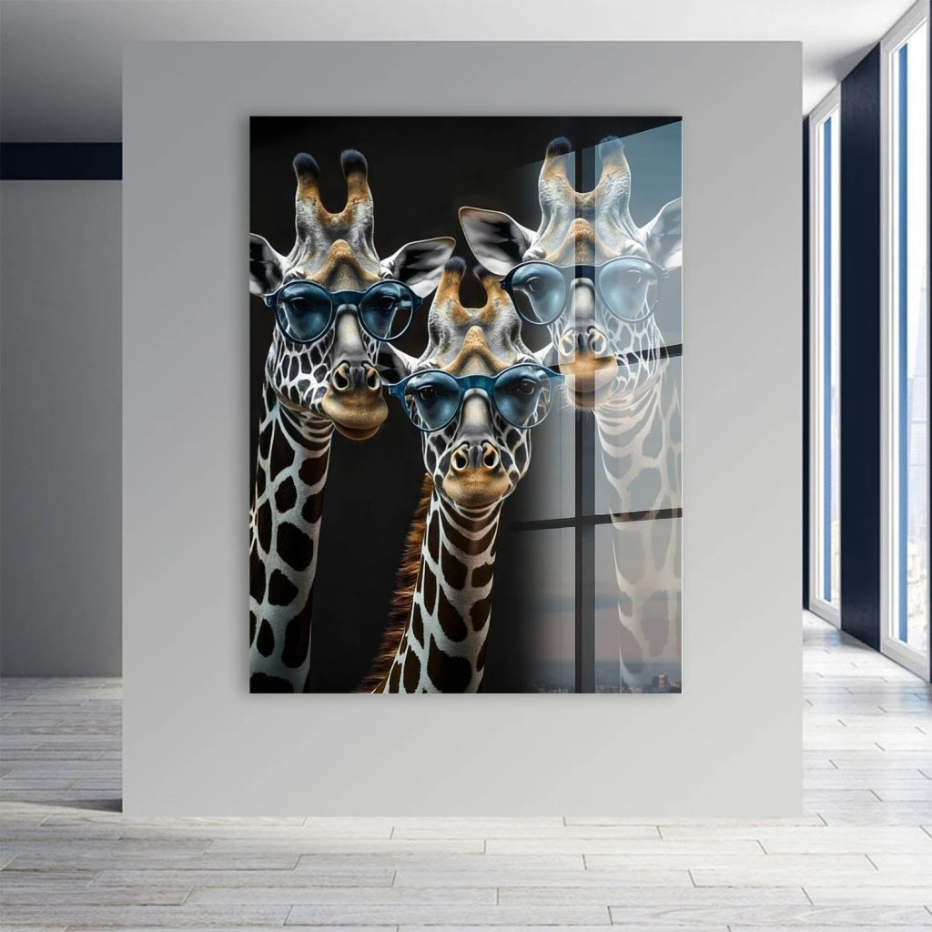 Die Drei Giraffen Acrylglas Bild INGALERIE