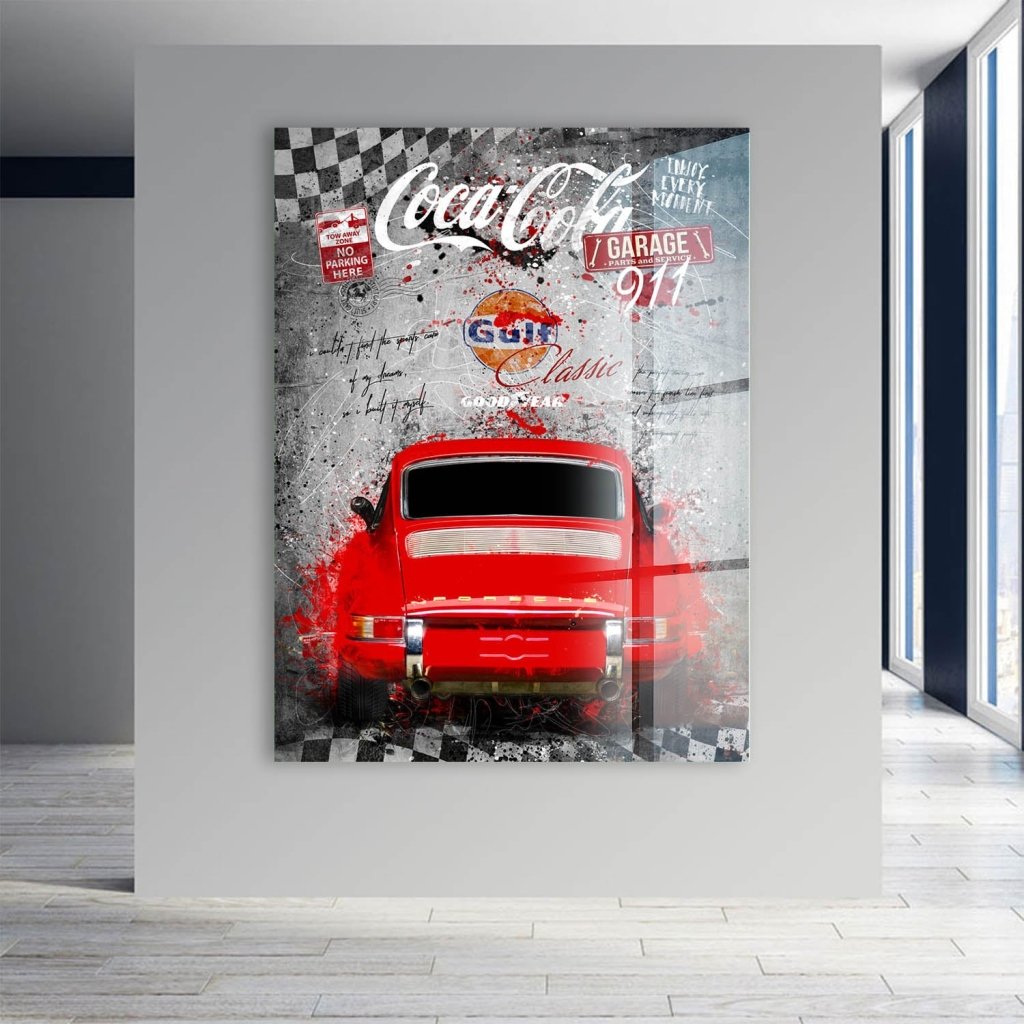 Porsche 911 Modern Style Acrylglas Bild INGALERIE