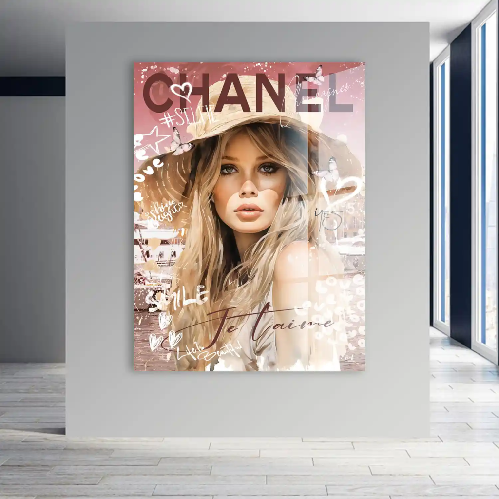 Pop Art Bardot Chanel Acrylglas Bild INGALERIE