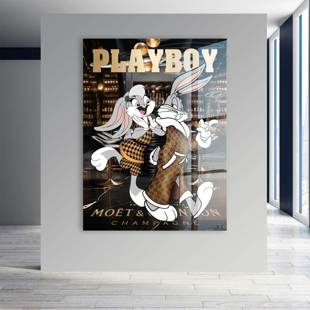 Acrylglas Bild Mr. Bunny Playboy Style INGALERIE