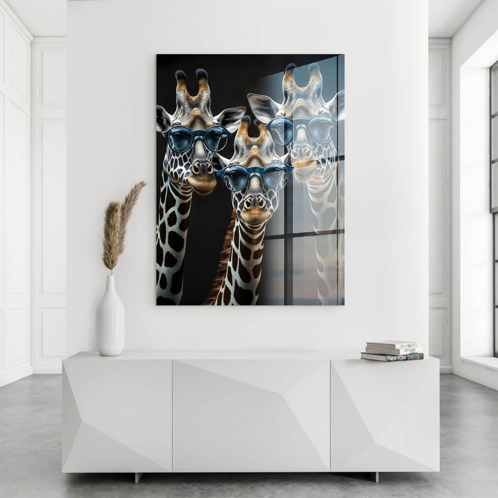 Die Drei Giraffen Acrylglas Bild INGALERIE