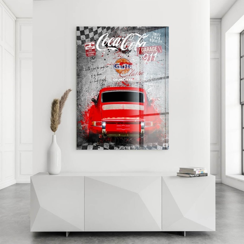 Porsche 911 Modern Style Acrylglas Bild INGALERIE