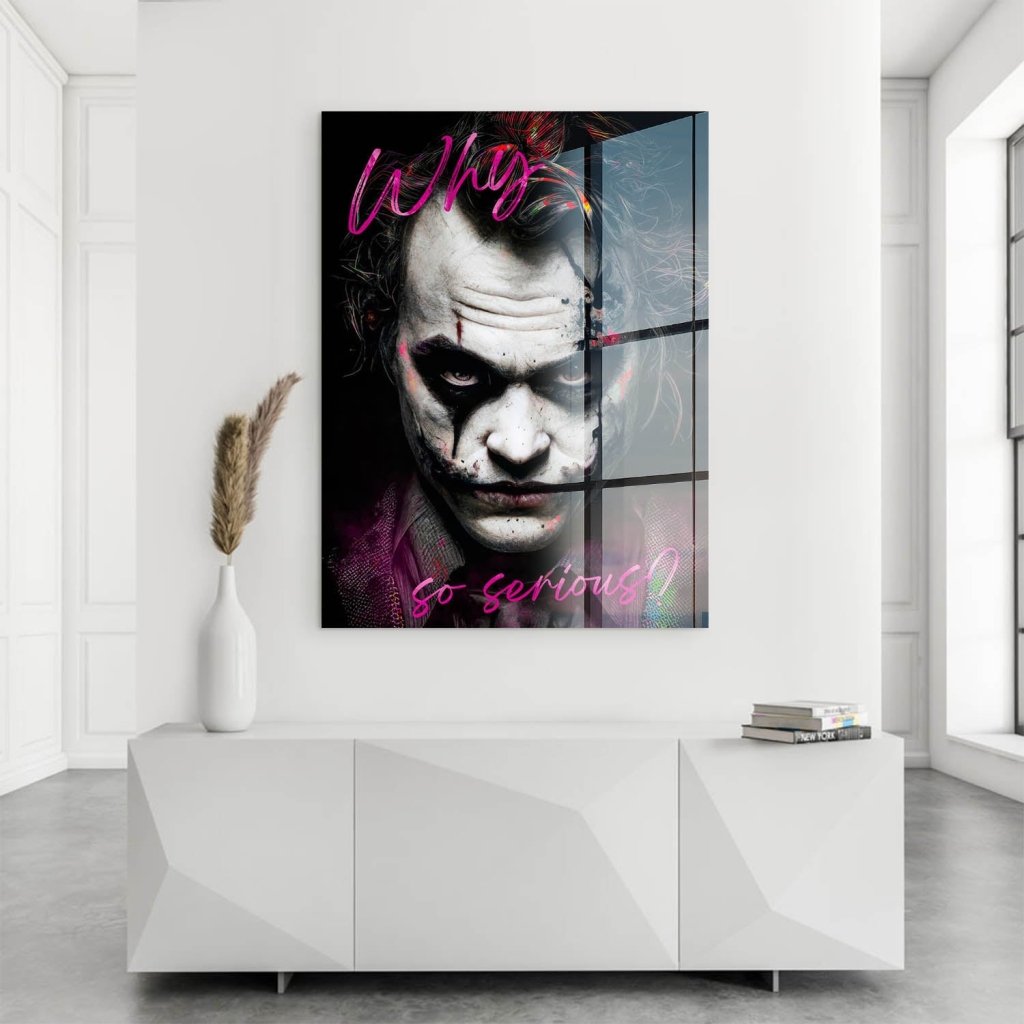 Joker Serious Style Acrylglas Bild INGALERIE