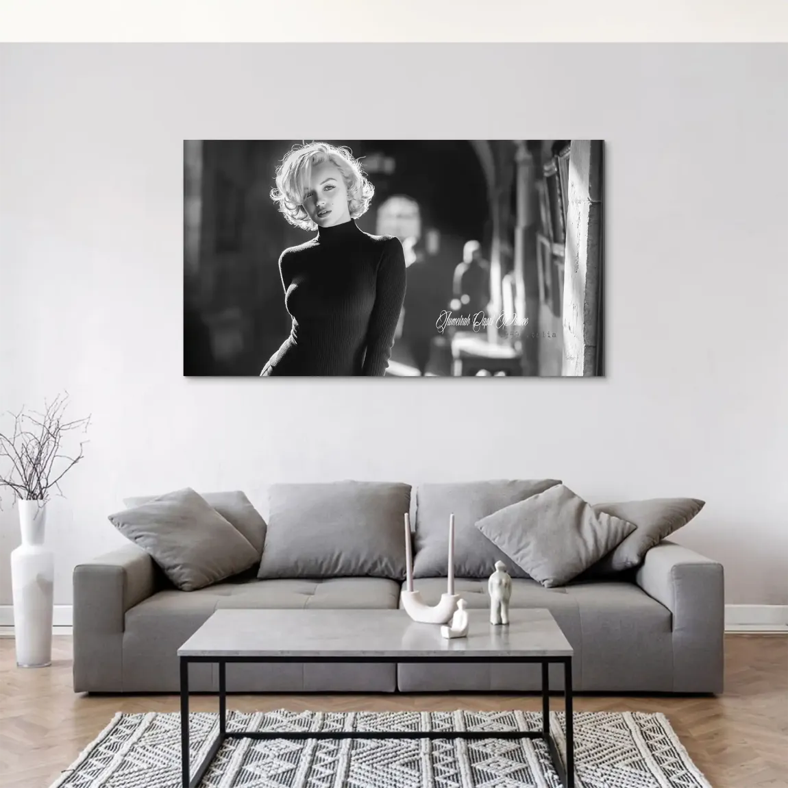 Marilyn Monroe Capri Alu Dibond Wandbild