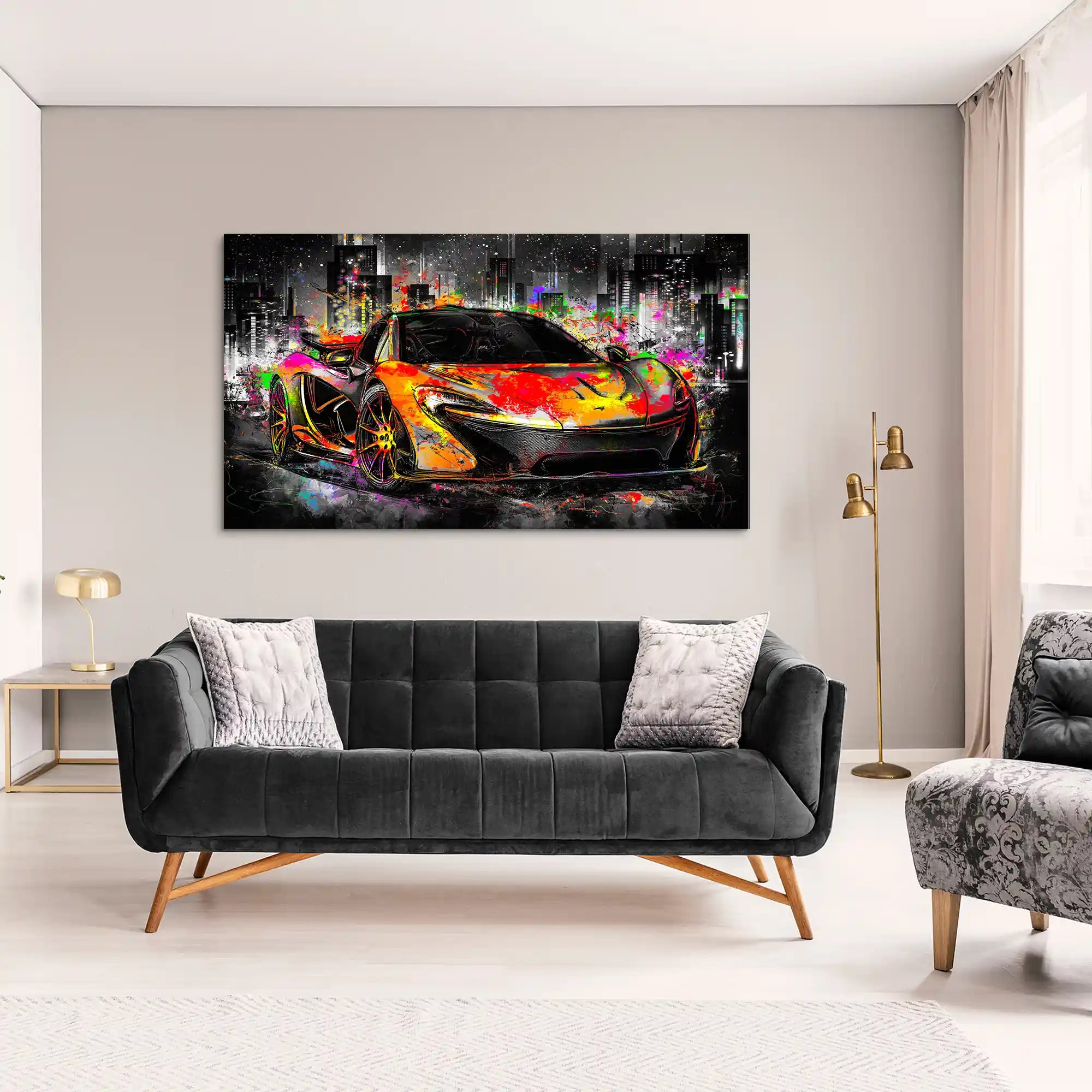 McLaren Pop Art Style Aludibond Bild INGALERIE