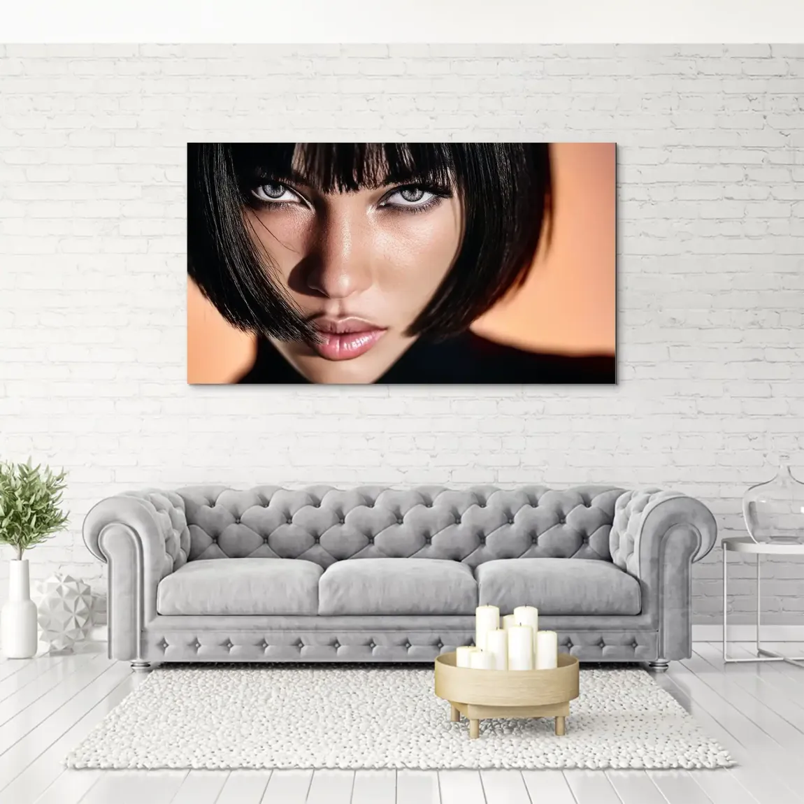 Silent Gaze Aludibond Bild