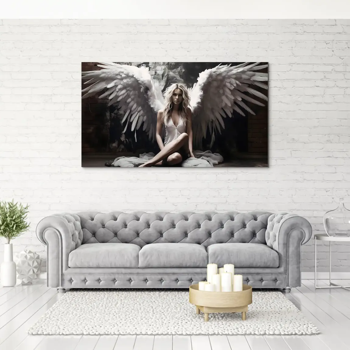 Angel Wings Aludibond Bild