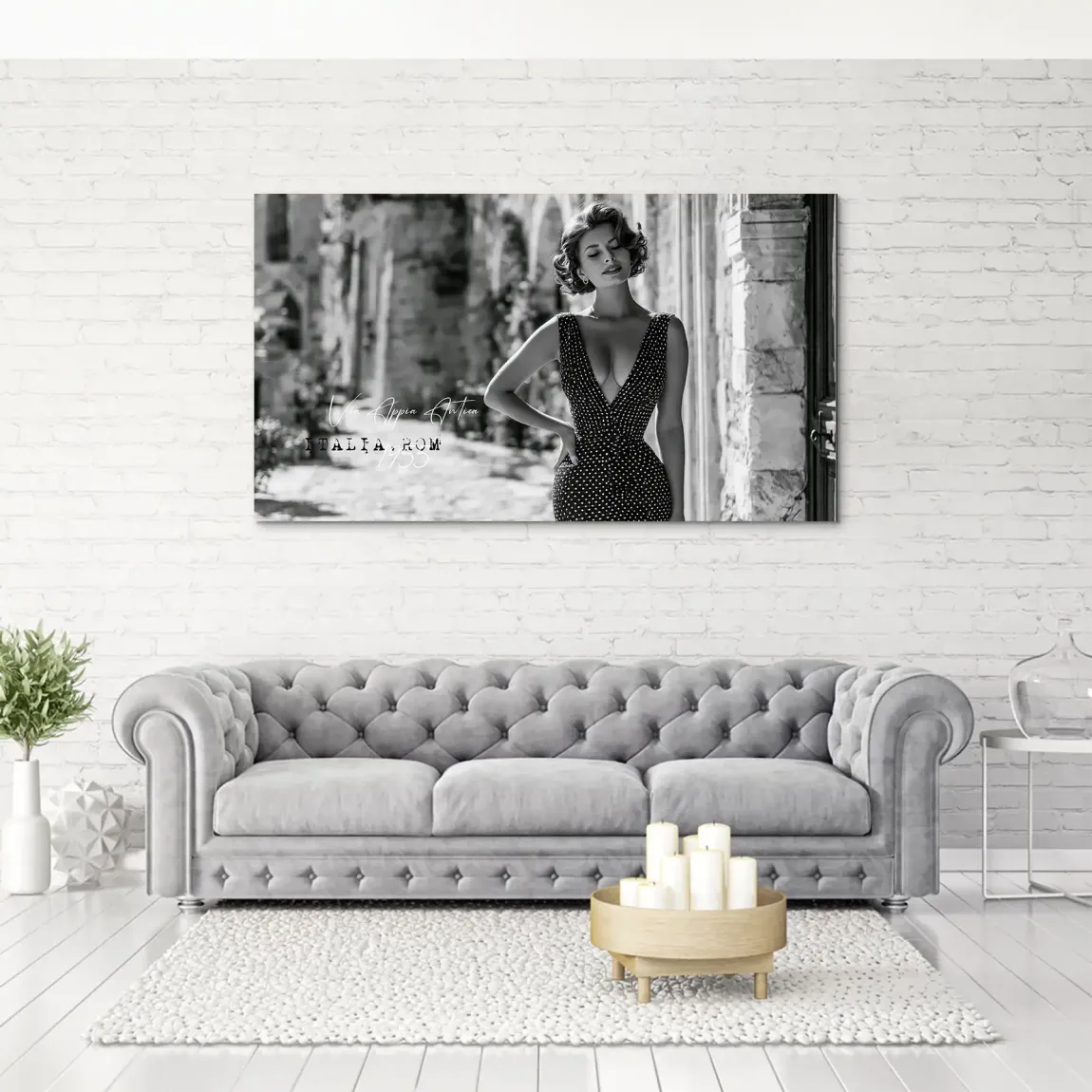 Sophia Loren Diva Alu Dibond Wandbild