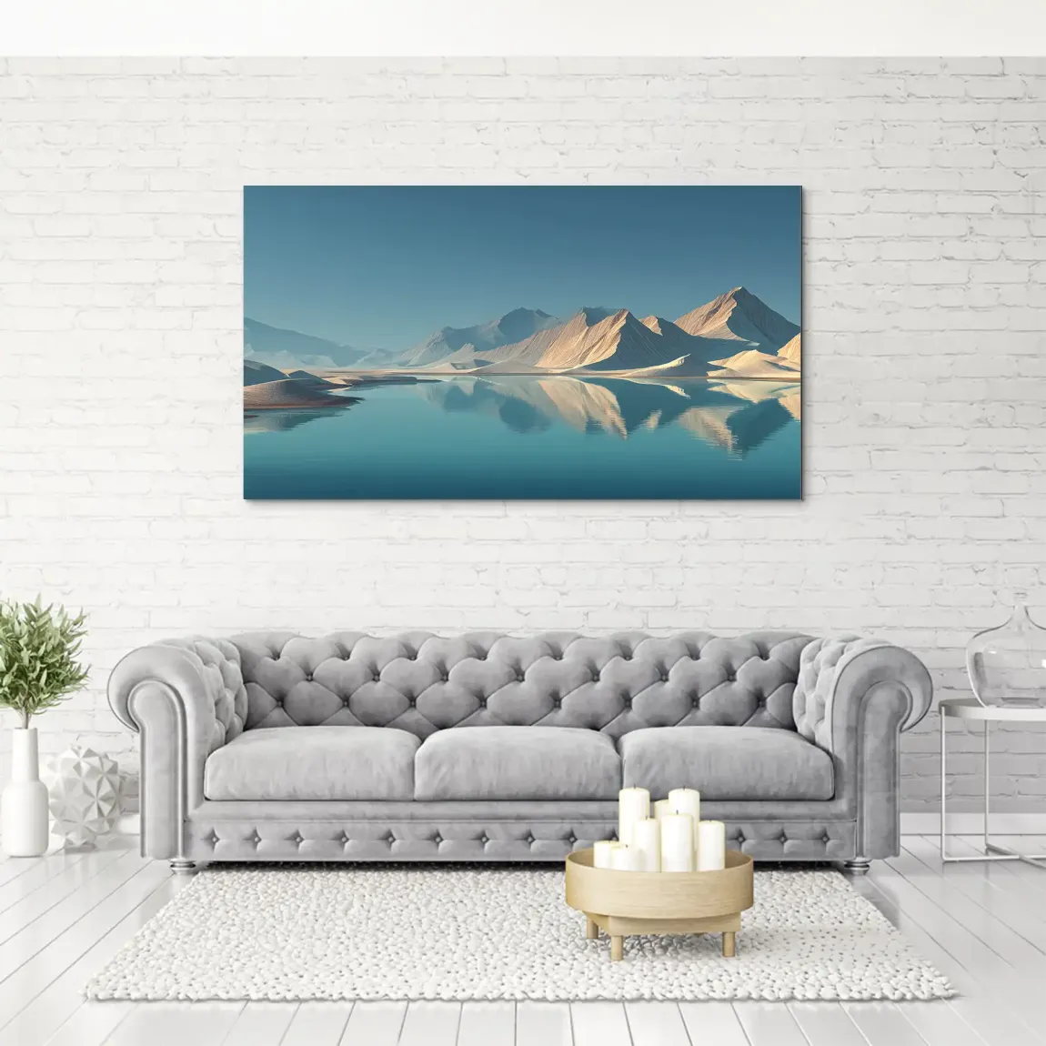 Silent Horizons Aludibond Bild