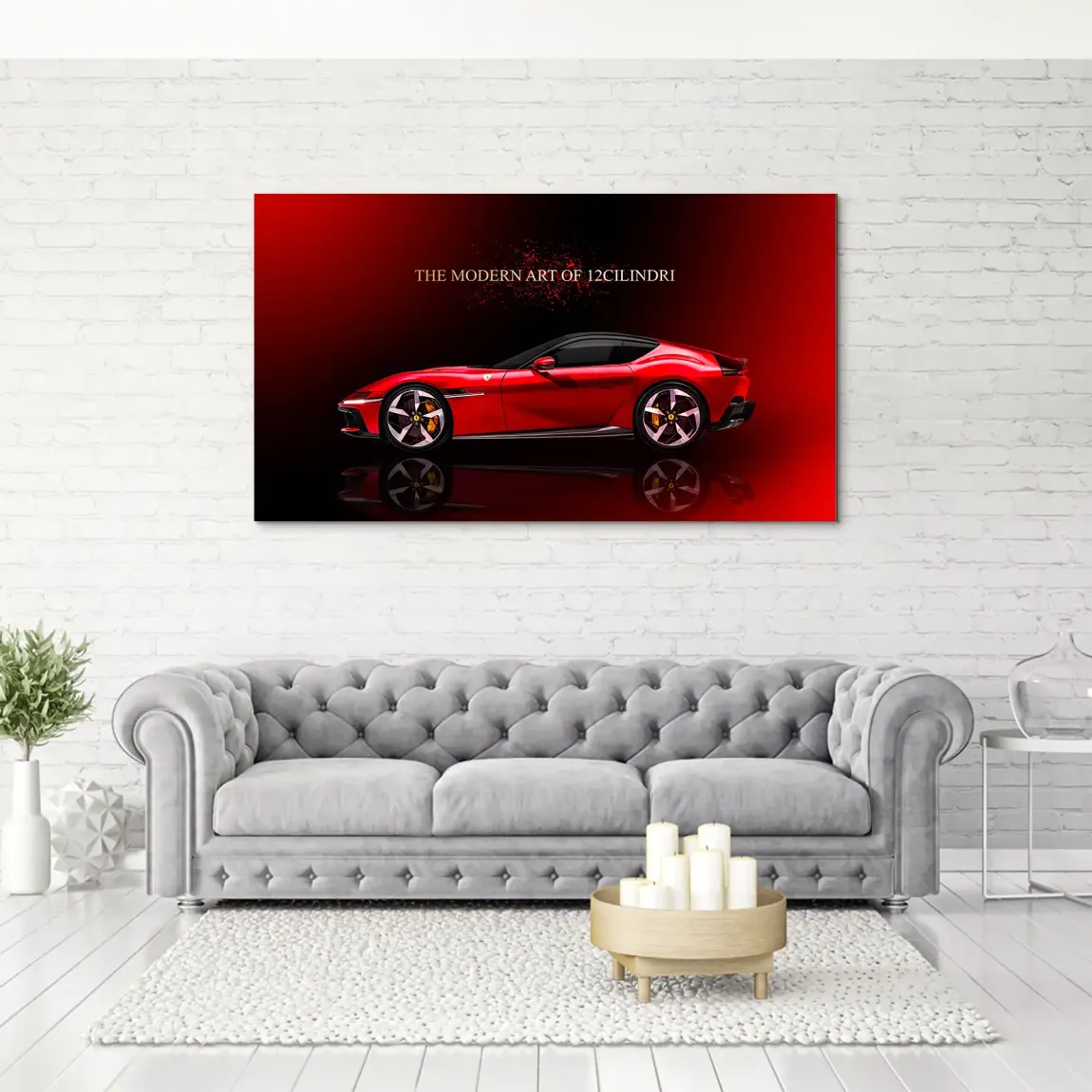 Ferrari Prestige Art Aludibond Bild