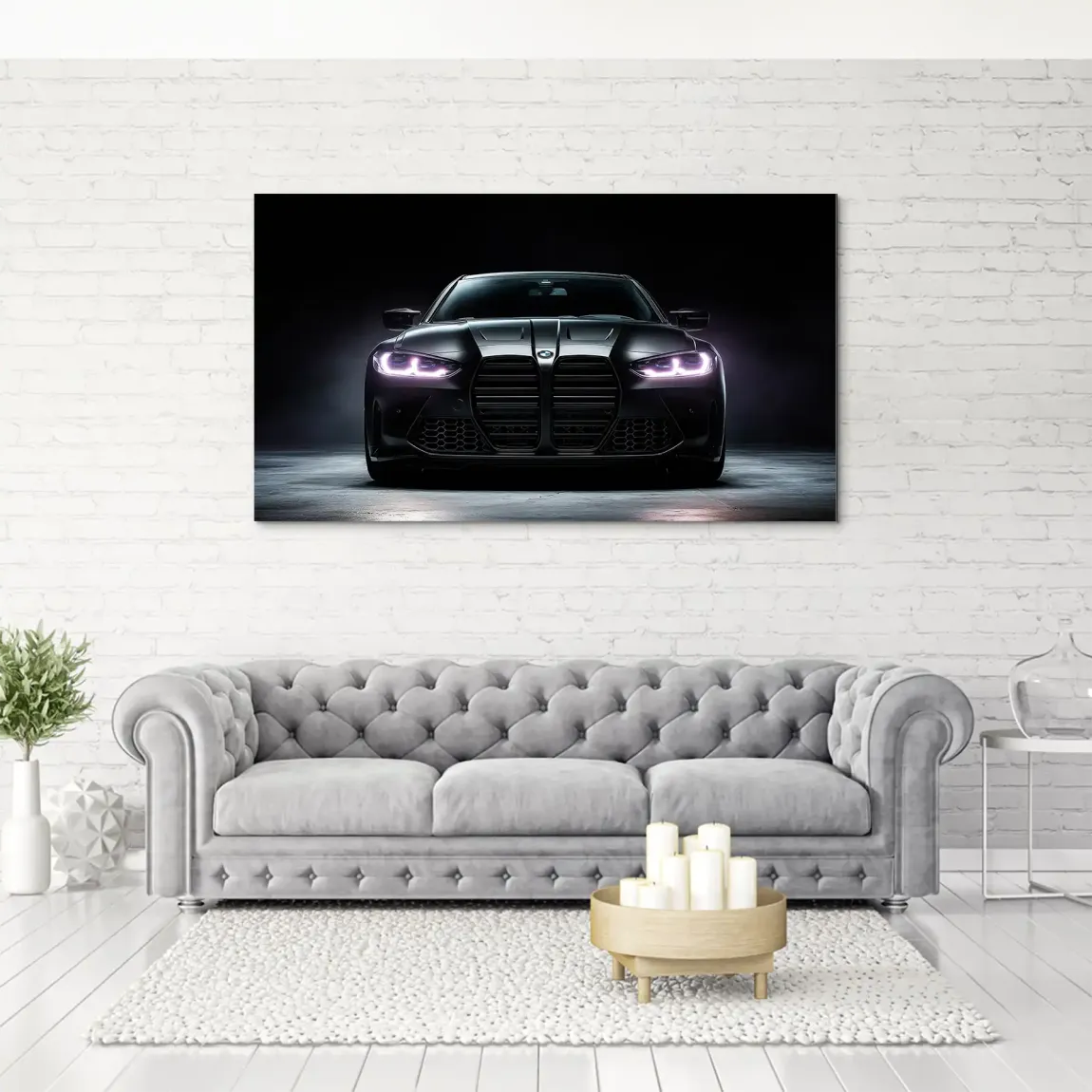 BMW M4 Power Aludibond Bild