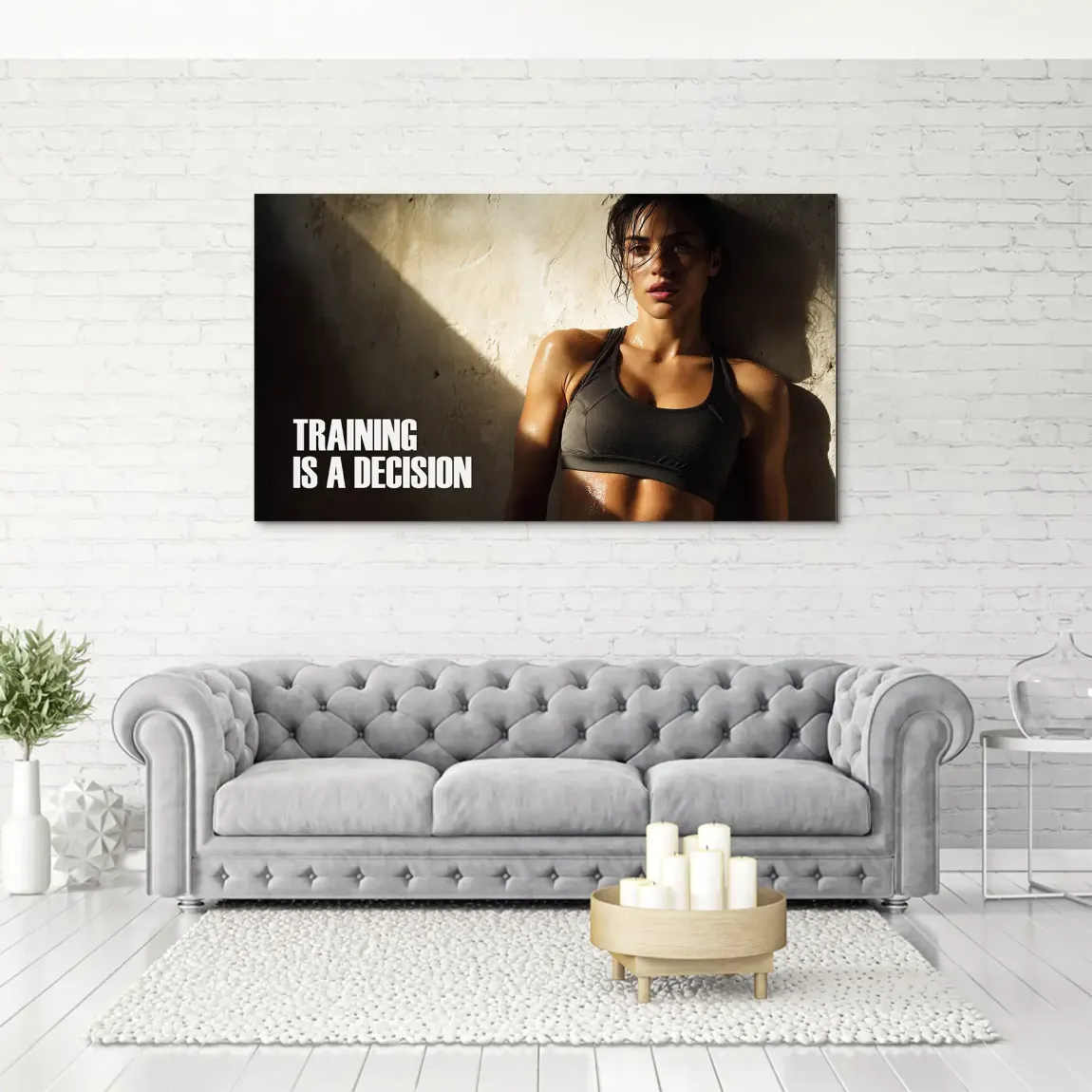 Training Decision Aludibond Bild