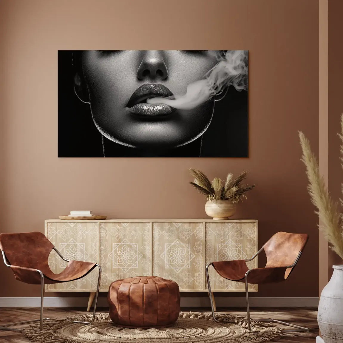 Smoke and Velvet Aludibond Bild INGALERIE
