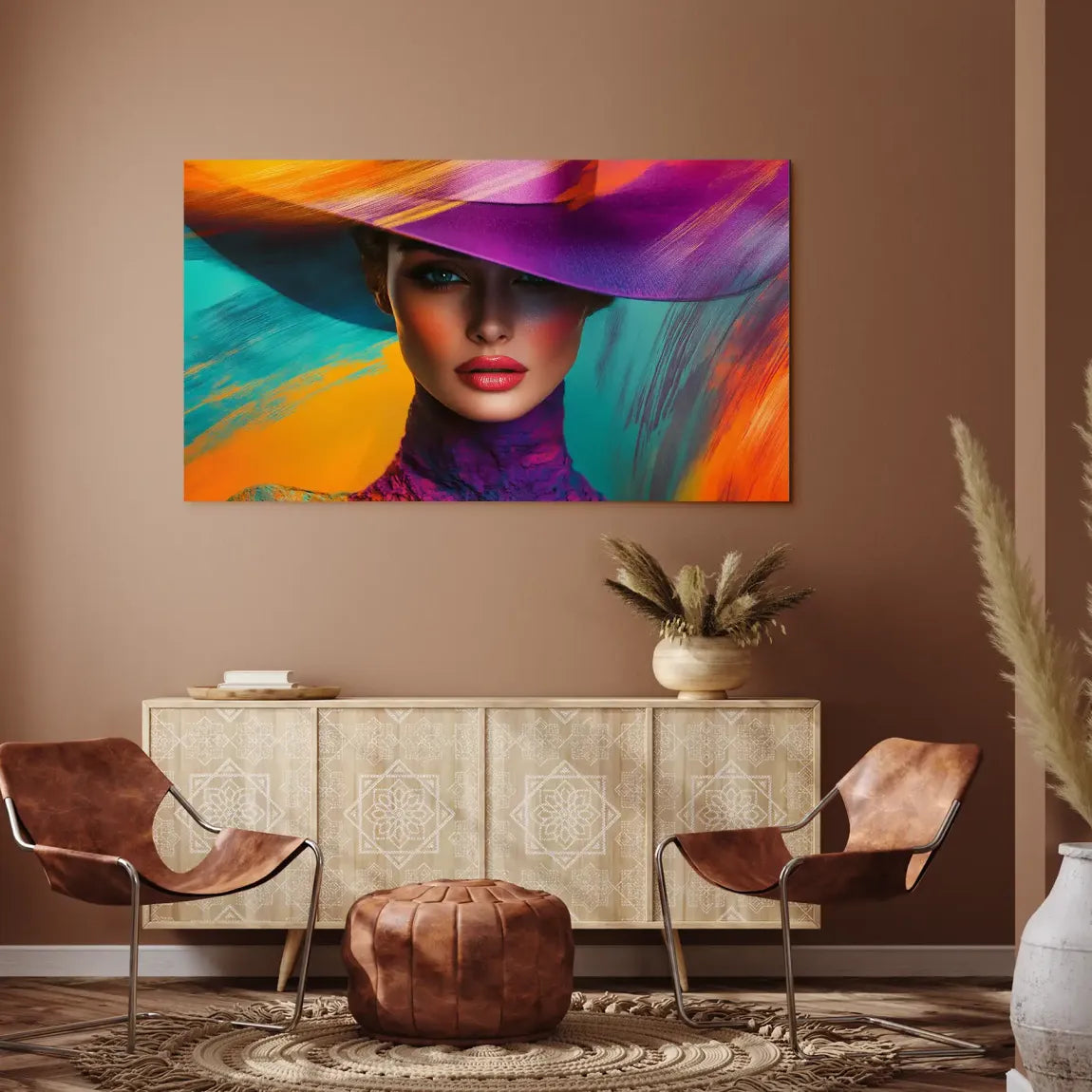 The Violet Aludibond Bild INGALERIE