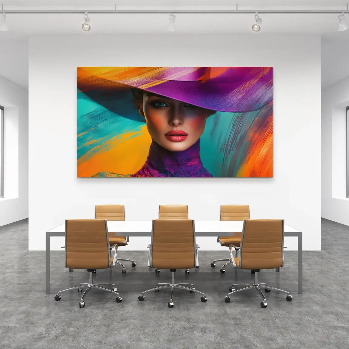 The Violet Aludibond Bild INGALERIE