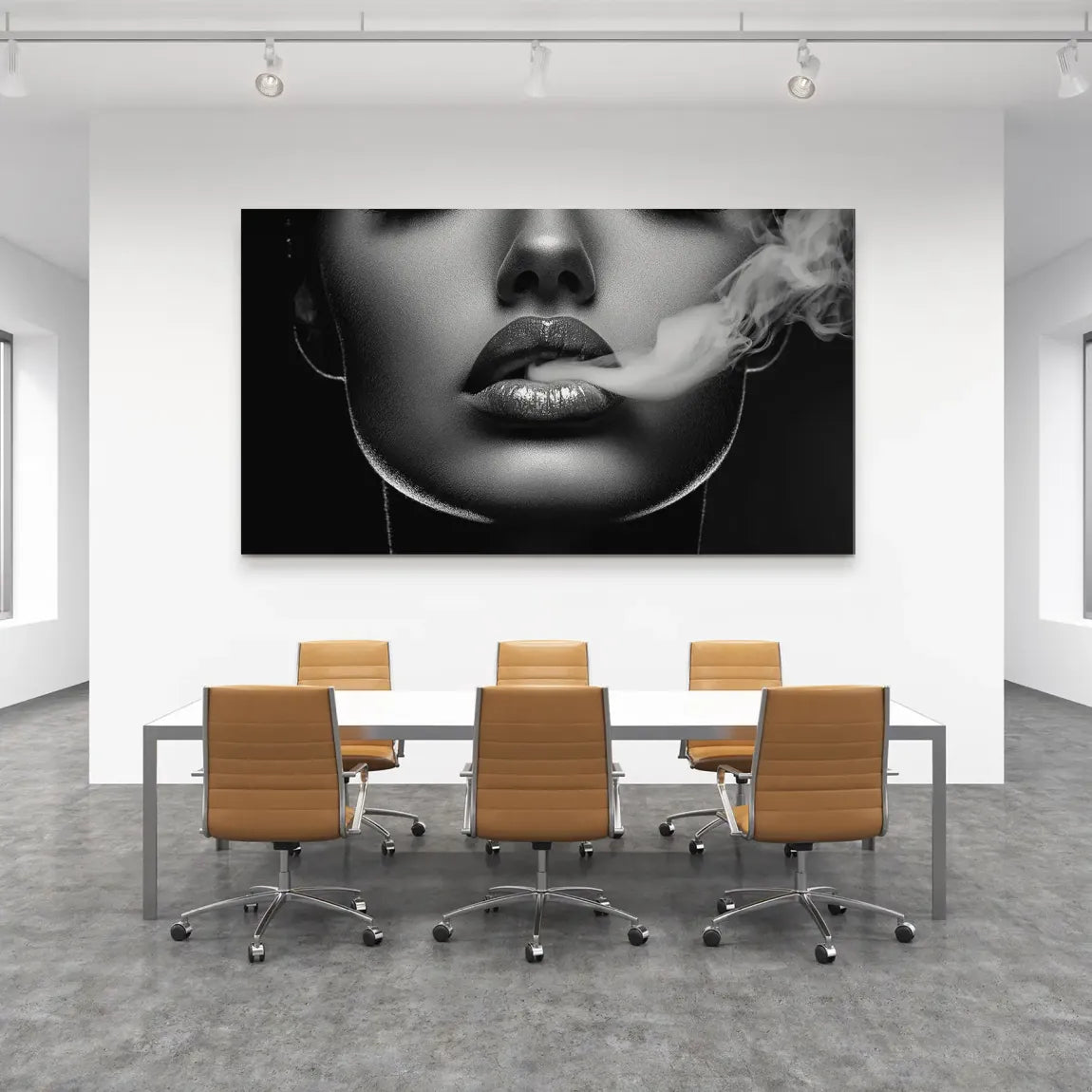 Smoke and Velvet Aludibond Bild INGALERIE