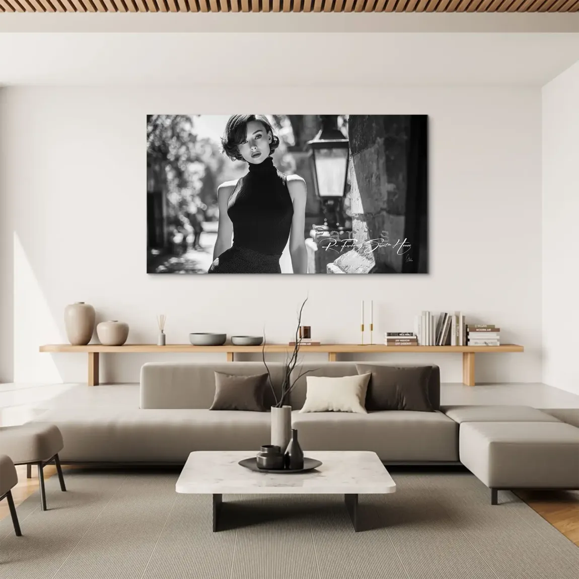 Audrey Hepburn Paris Elegance Aludibond Bild