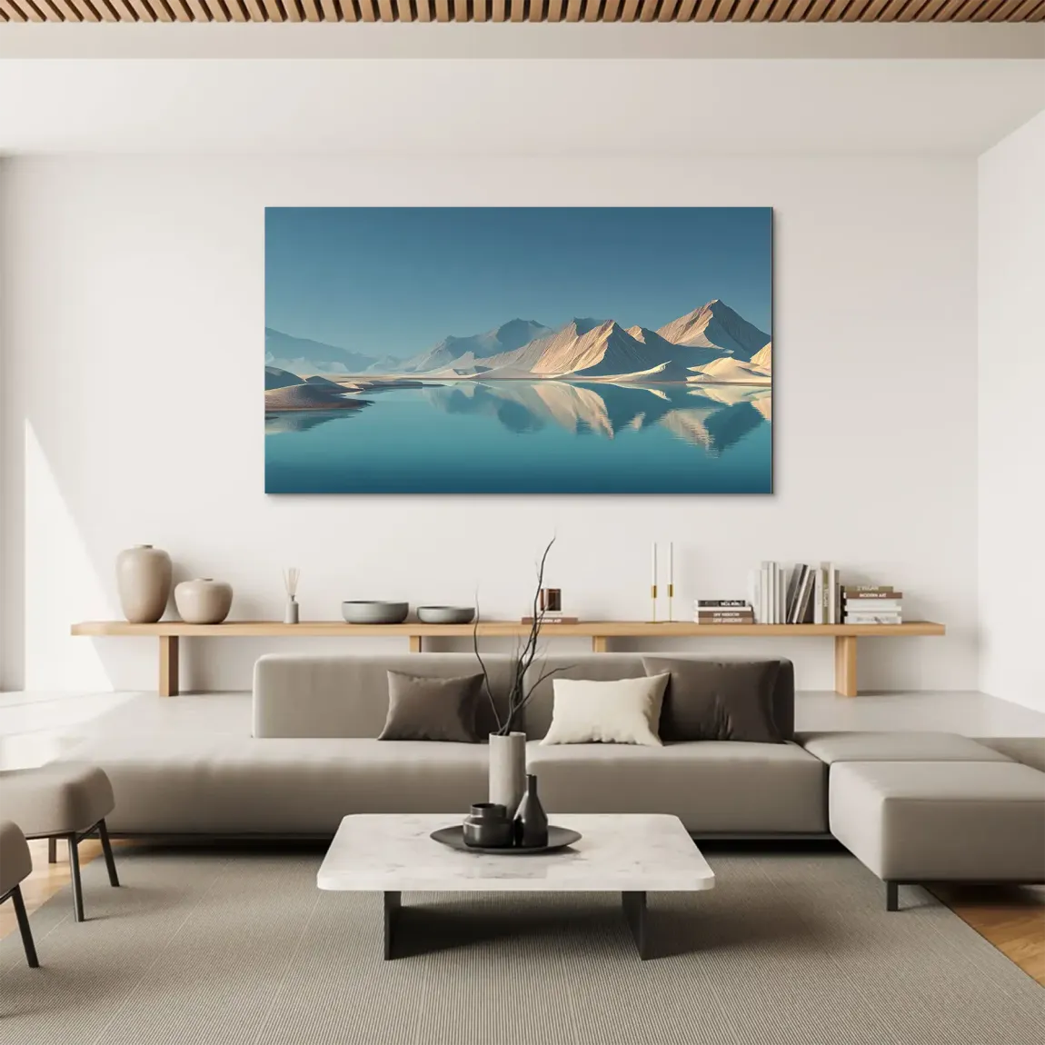 Silent Horizons Aludibond Bild