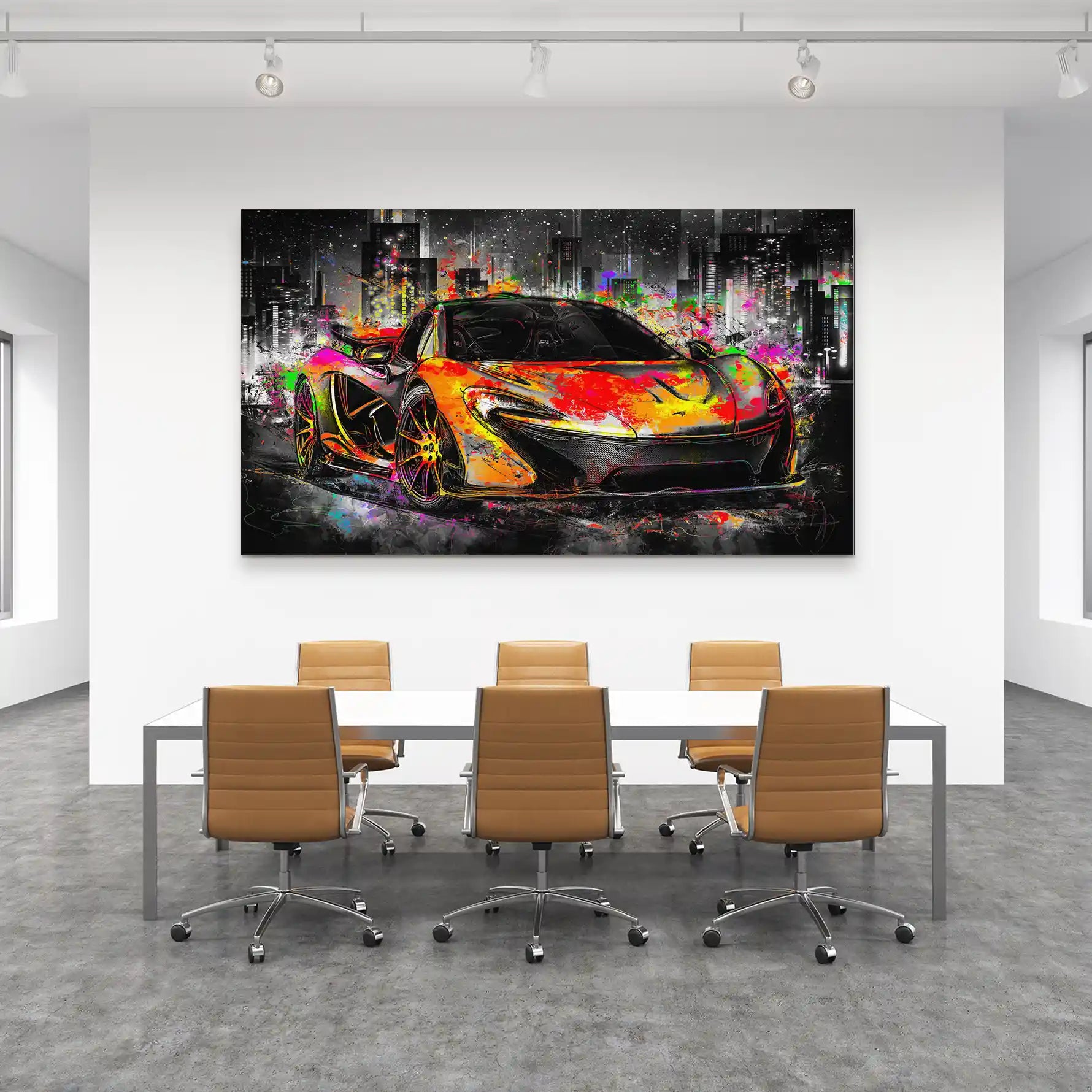 McLaren Pop Art Style Aludibond Bild INGALERIE