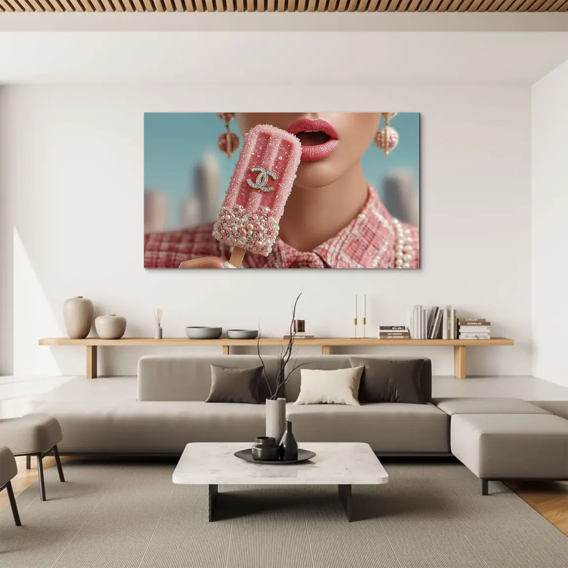 Coco Ice Art Aludibond Bild