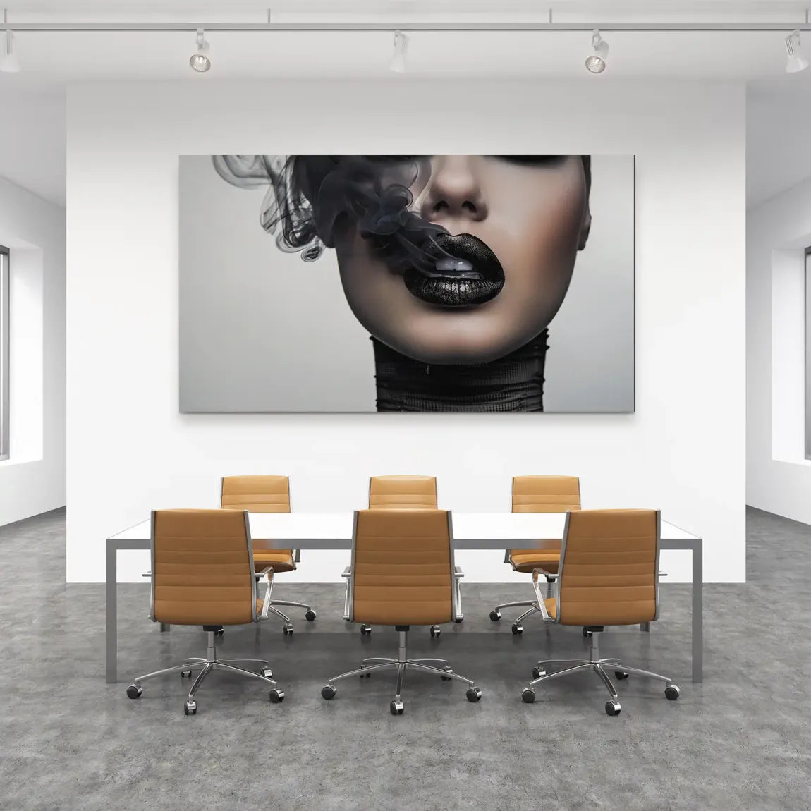 Velvet Smoke Affair Aludibond Bild INGALERIE