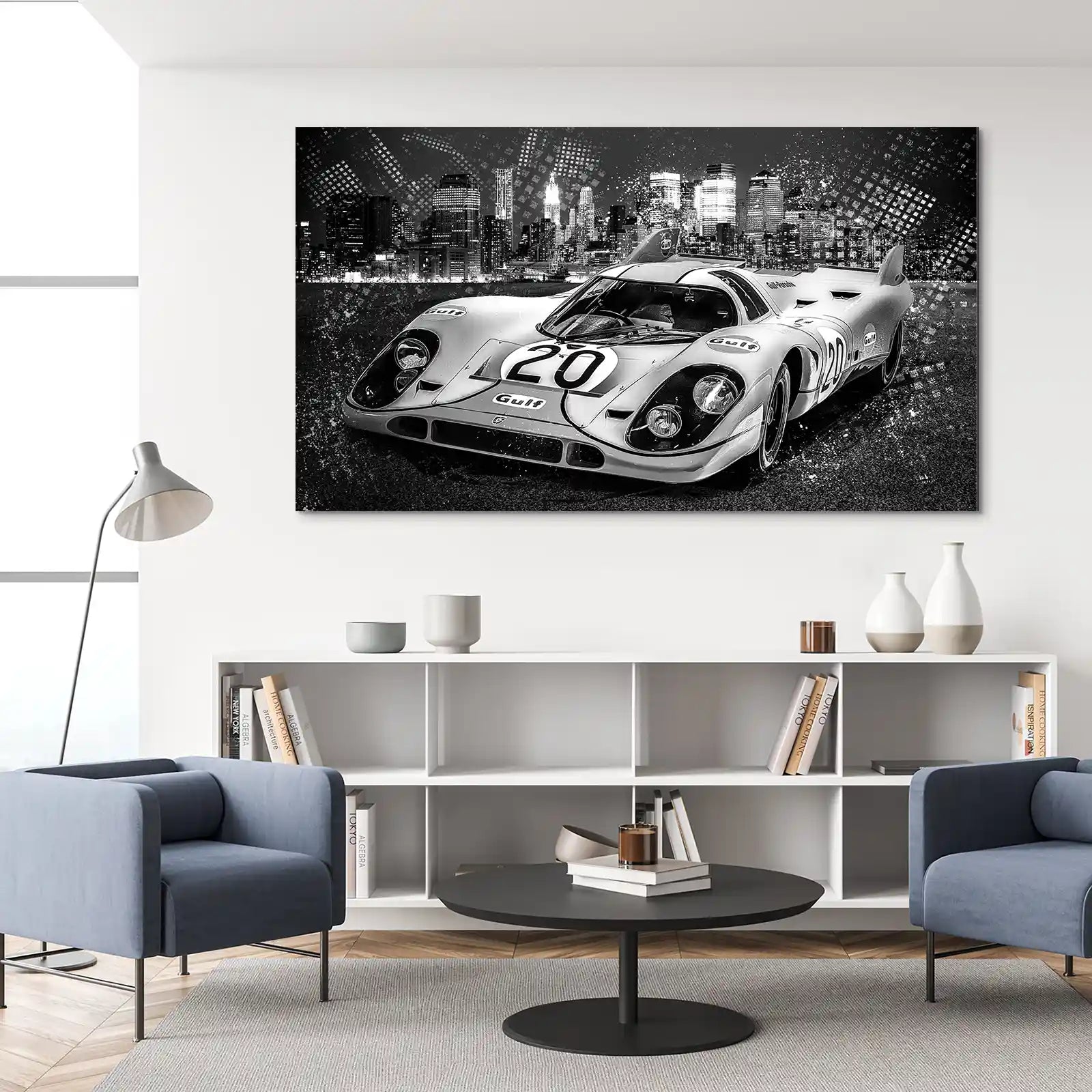 Porsche 917 Black Style Aludibond Bild INGALERIE